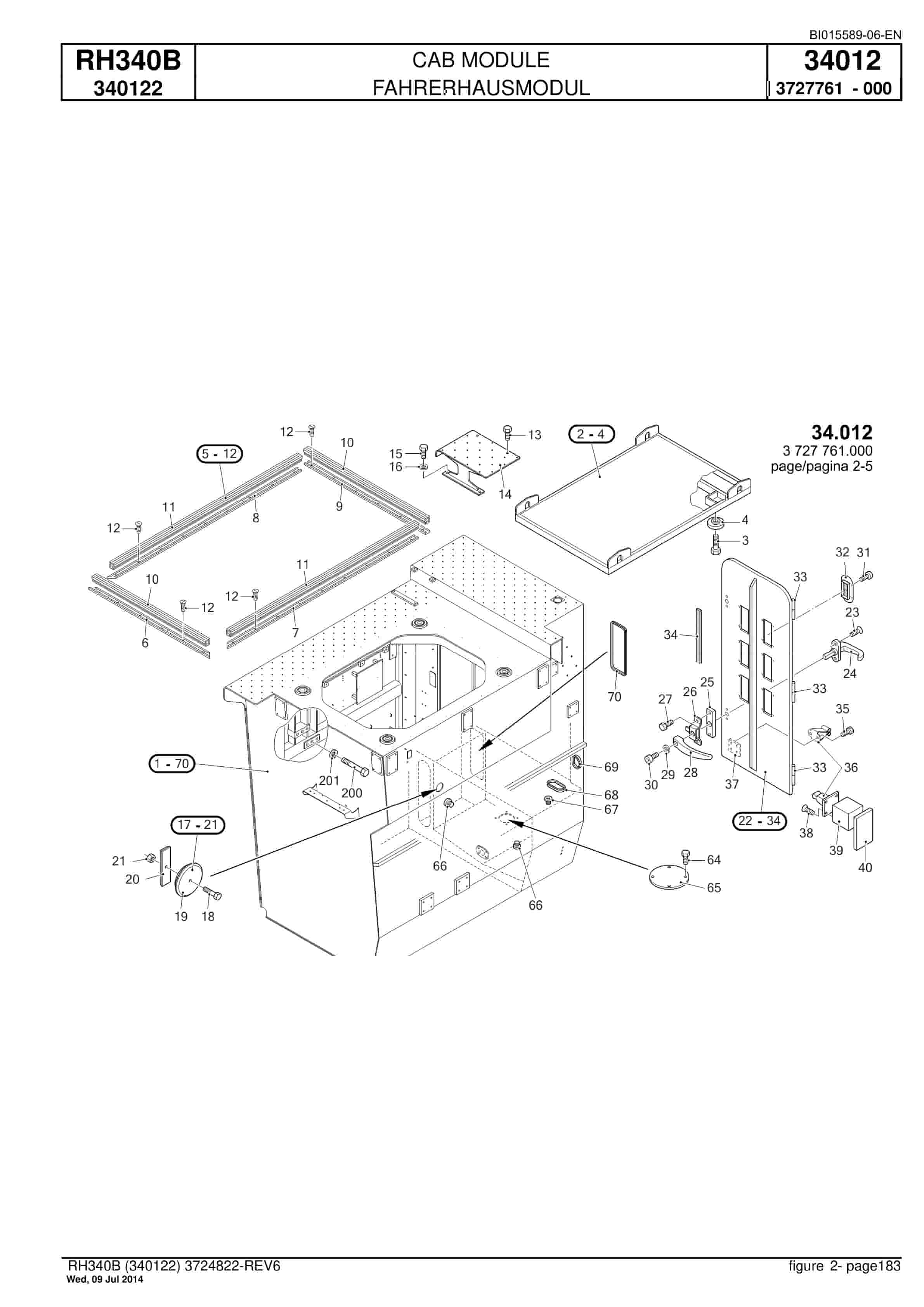 Caterpillar 6060 FS Hydraulic Shovel Spare Parts Manual BI015589-06-EN-3
