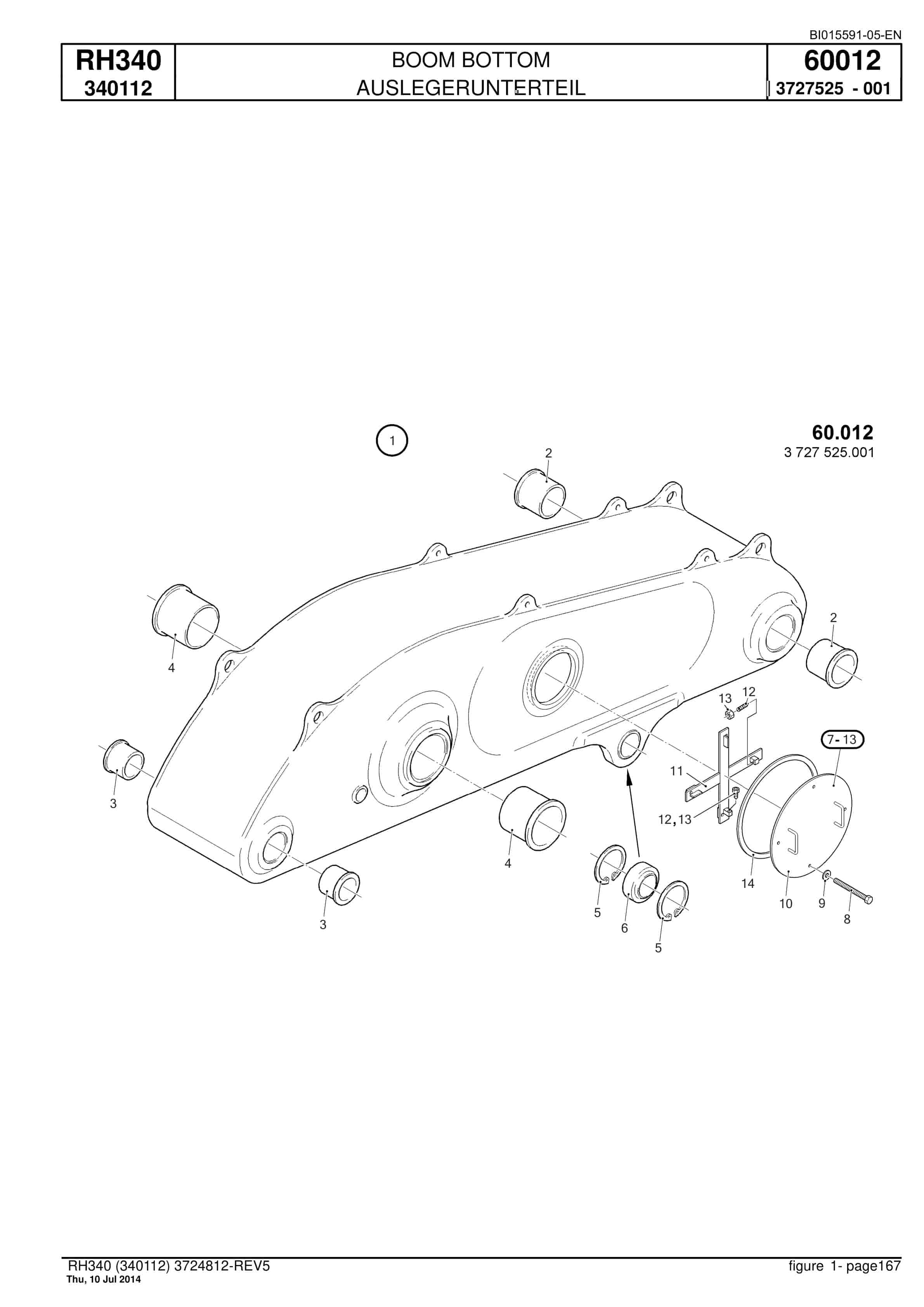 Caterpillar 6060 FS Hydraulic Shovel Spare Parts Manual BI015591-05-EN-4