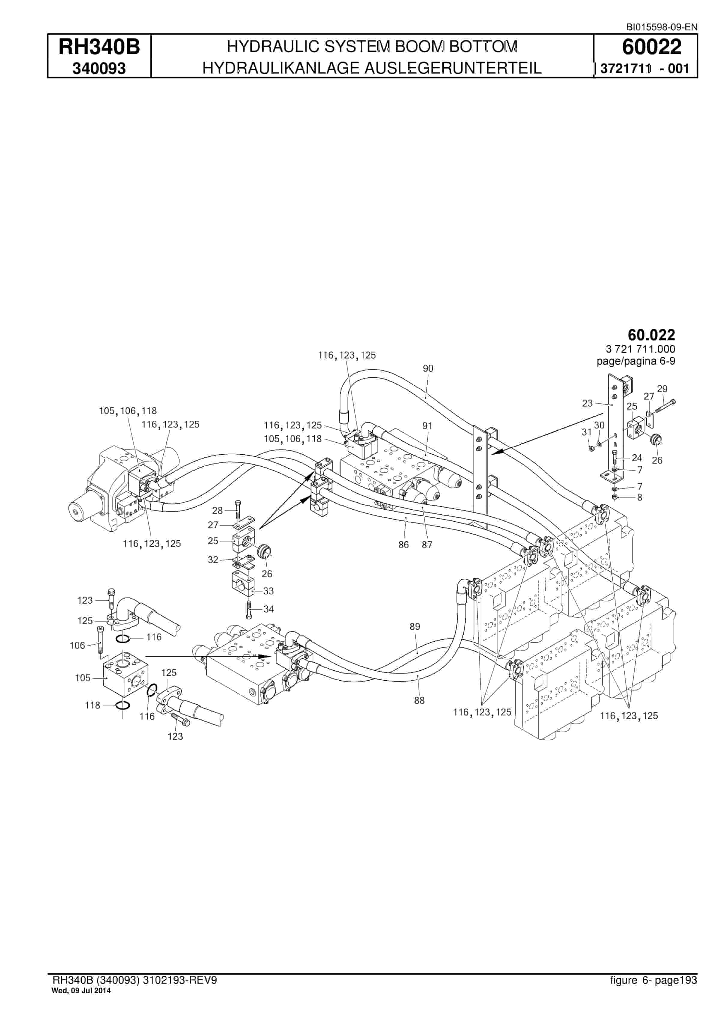 Caterpillar 6060 FS Hydraulic Shovel Spare Parts Manual BI015598-09-EN-4