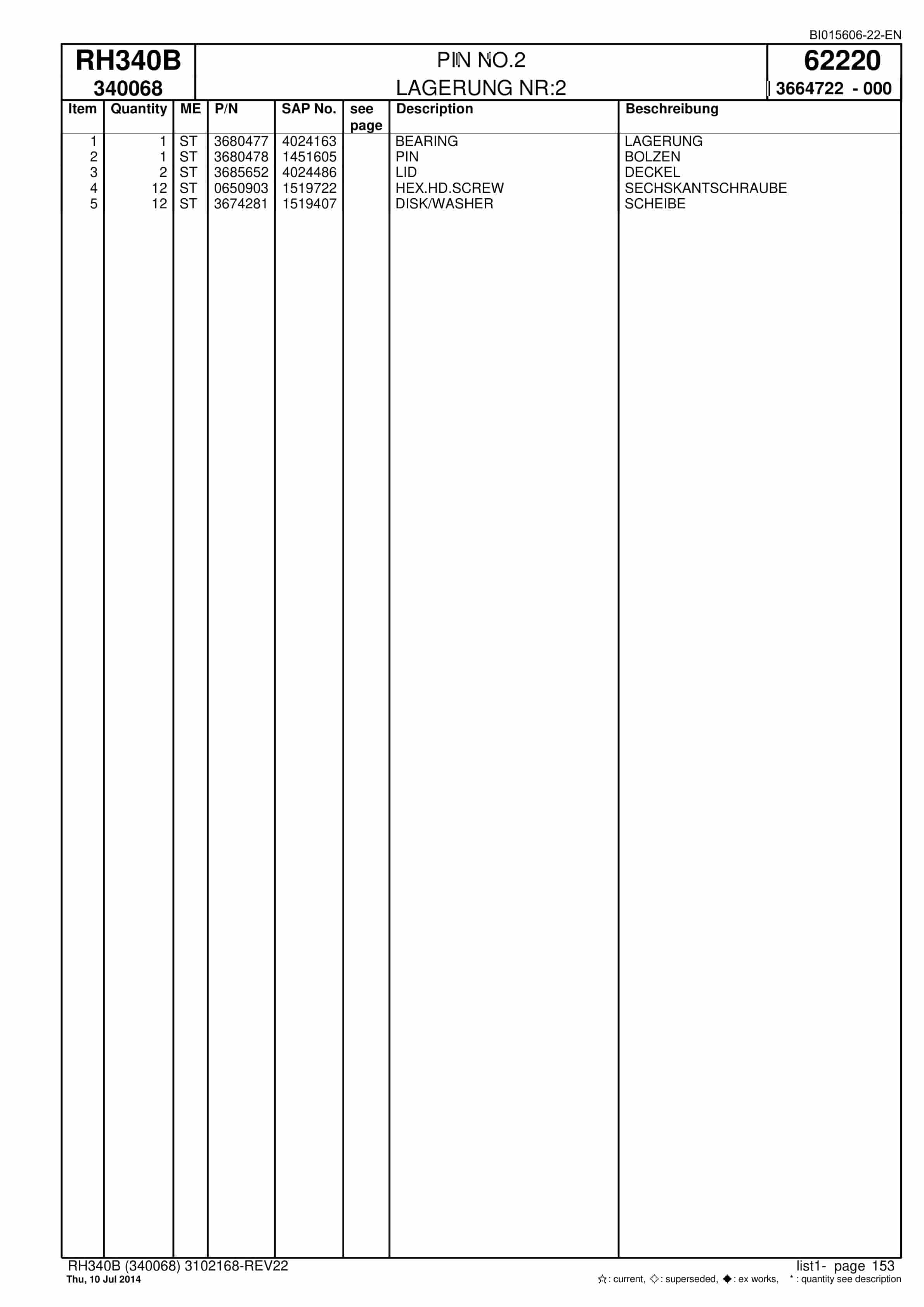 Caterpillar 6060 FS Hydraulic Shovel Spare Parts Manual BI015606-22-EN-4