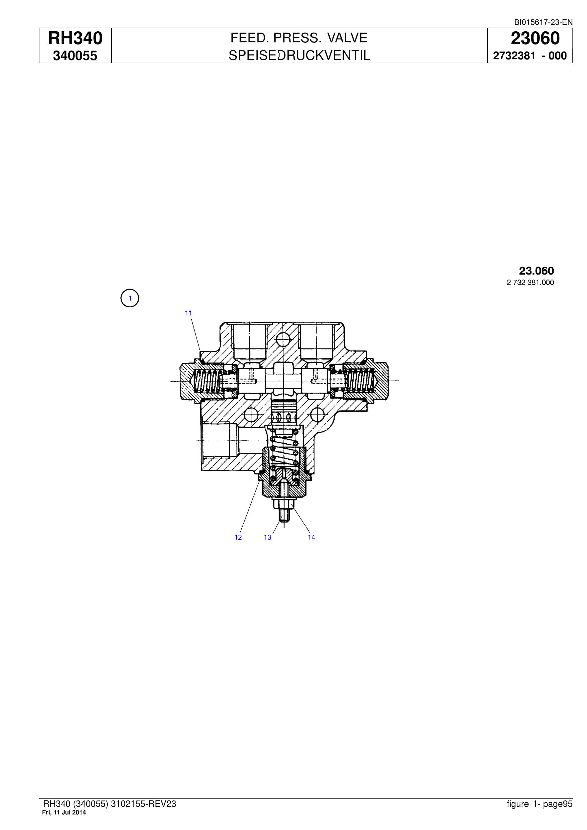 Caterpillar 6060 FS Hydraulic Shovel Spare Parts Manual BI015617-23-EN-2
