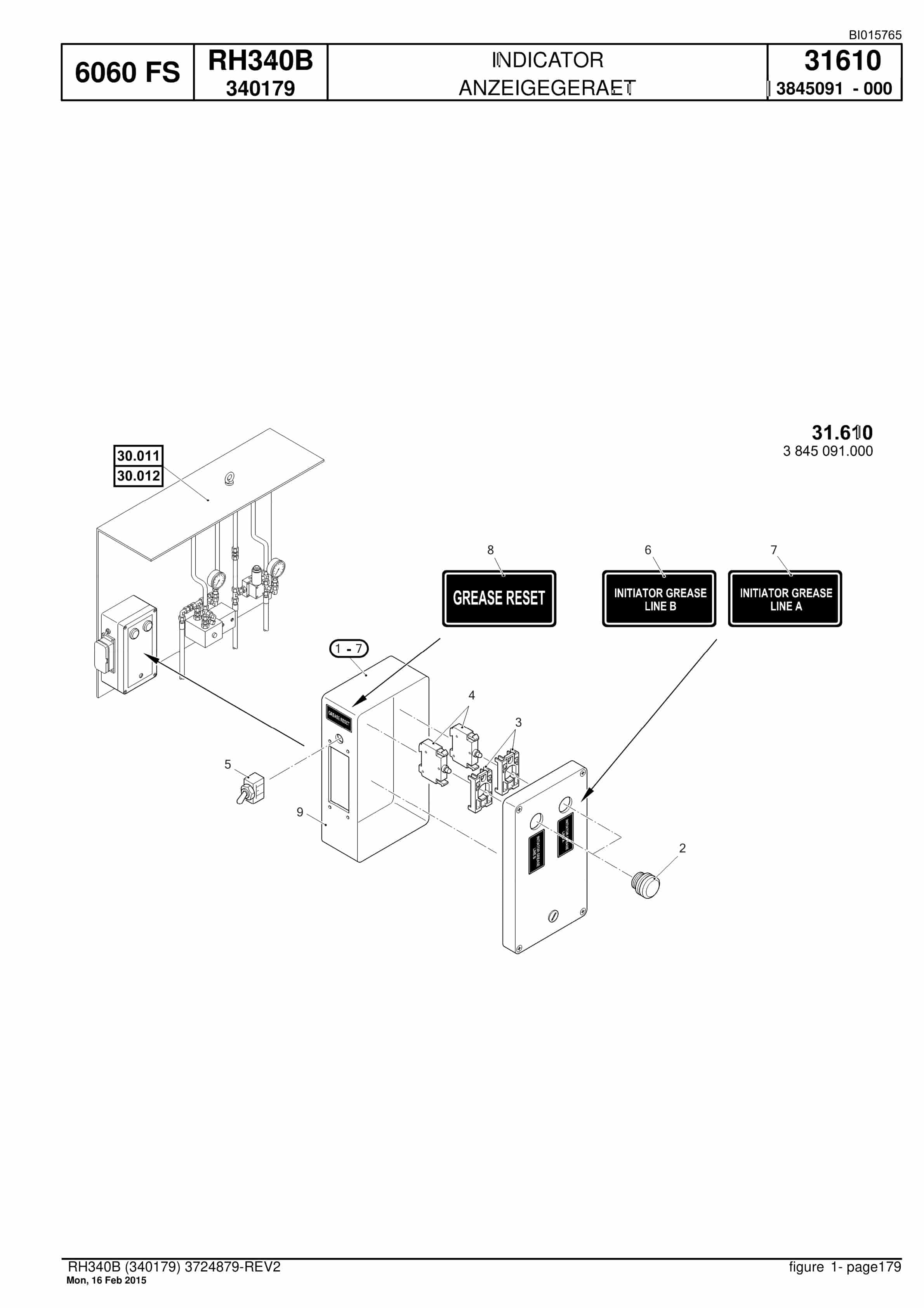 Caterpillar 6060 FS Hydraulic Shovel Spare Parts Manual BI015765-3