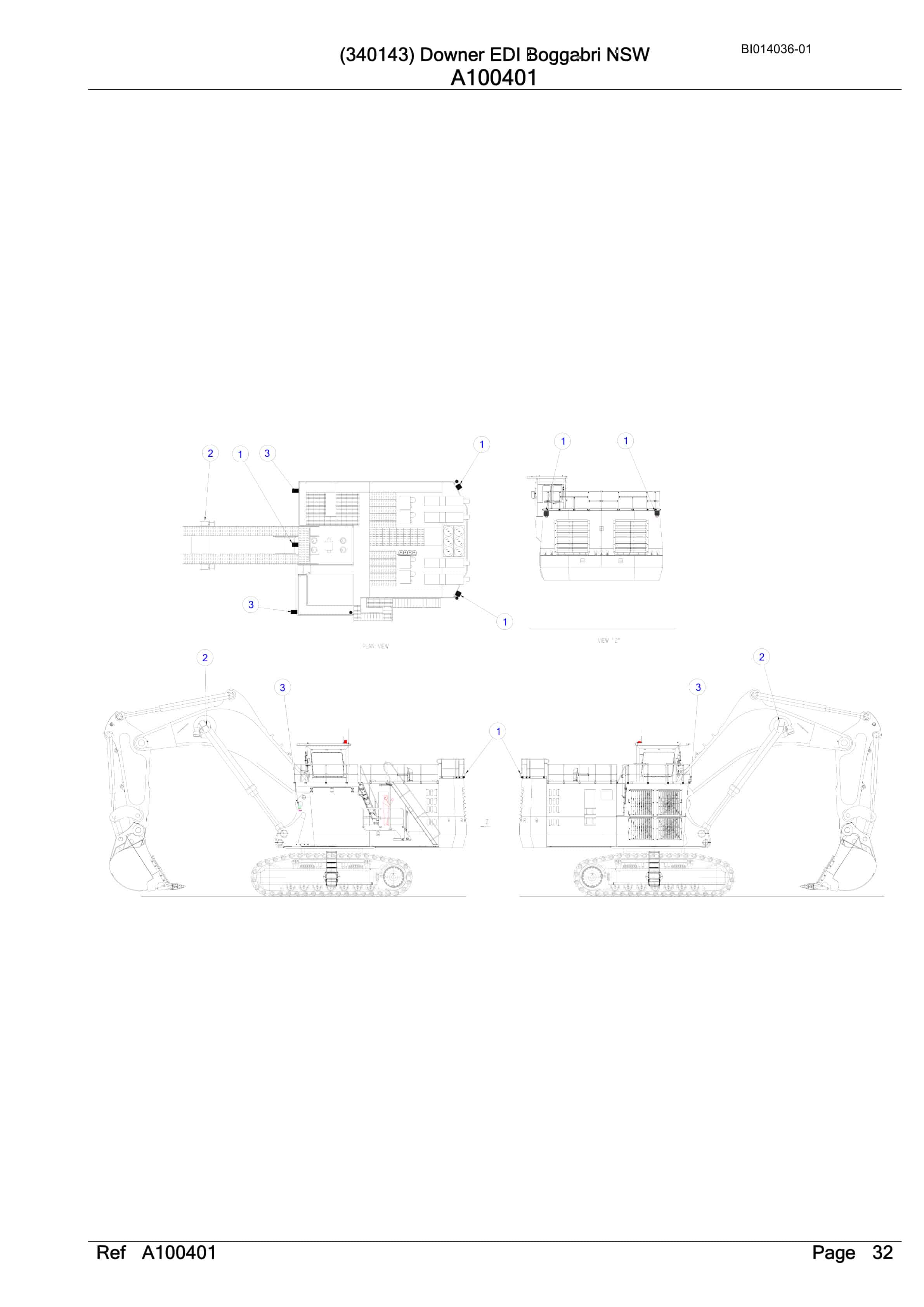 Caterpillar 6060 Hydraulic Shovel Australian Options - Parts Manual BI014036-01-2