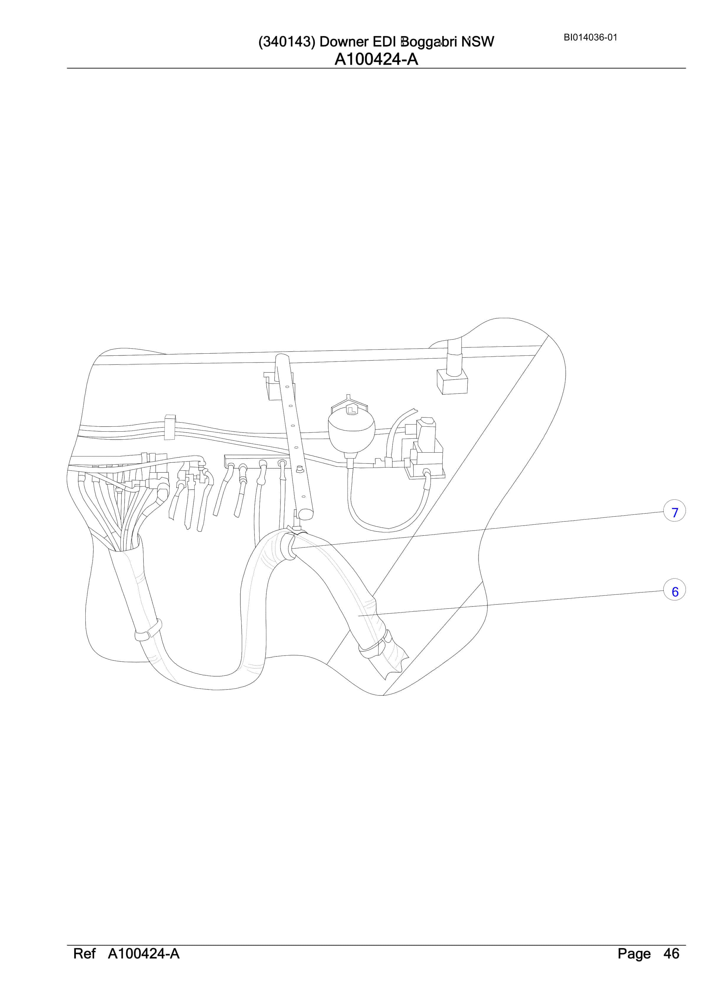 Caterpillar 6060 Hydraulic Shovel Australian Options - Parts Manual BI014036-01-3