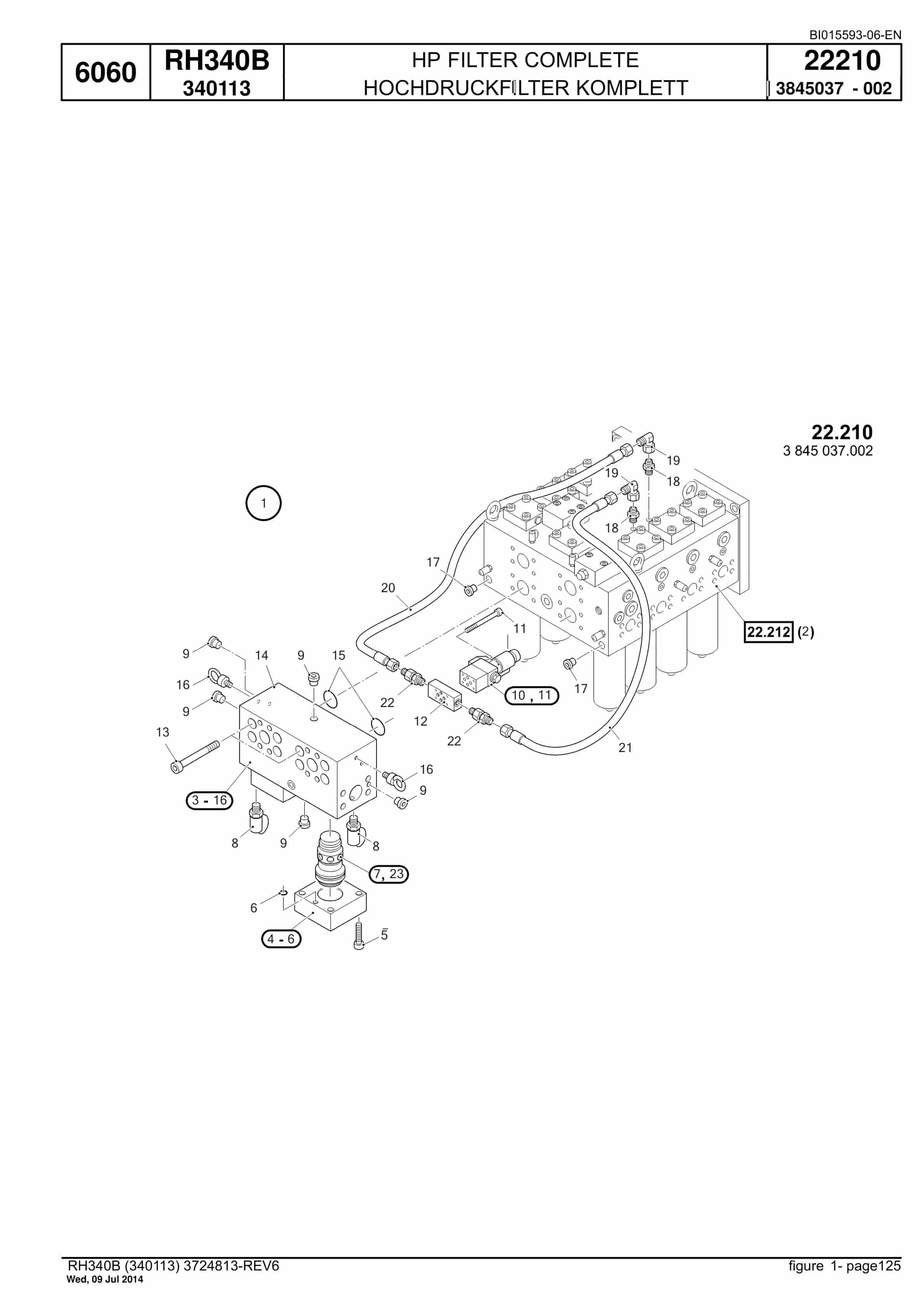 Caterpillar 6060 Hydraulic Shovel Spare Parts Manual BI015593-06-EN-2