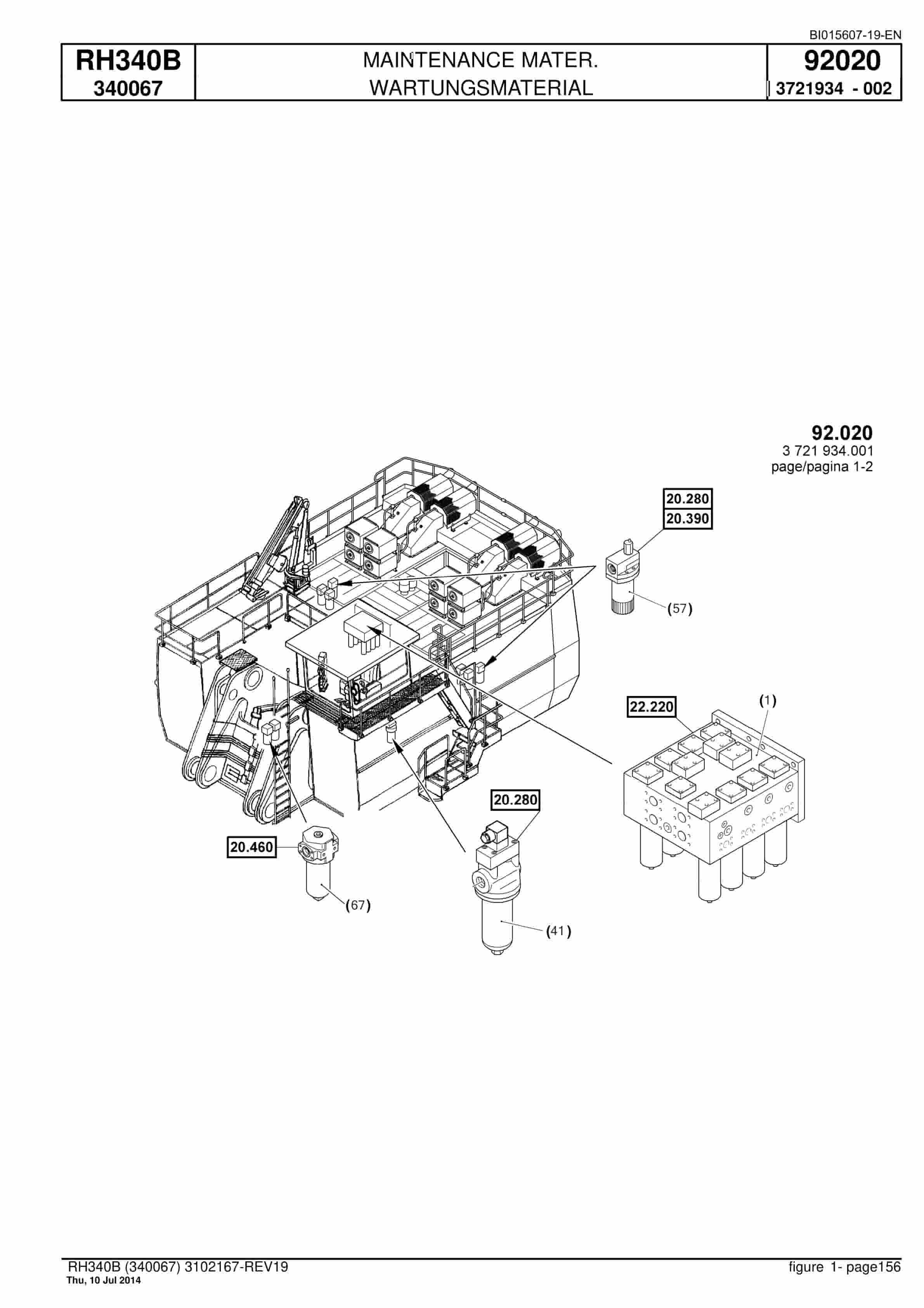 Caterpillar 6060 Hydraulic Shovel Spare Parts Manual BI015607-19-EN-5
