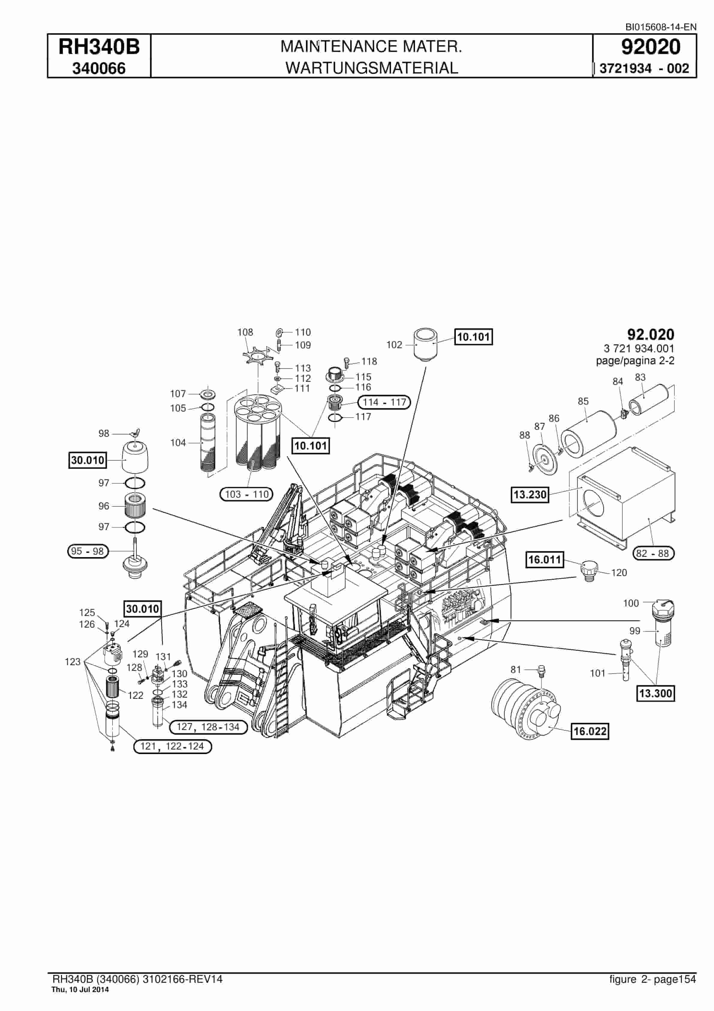 Caterpillar 6060 Hydraulic Shovel Spare Parts Manual BI015608-14-EN-5