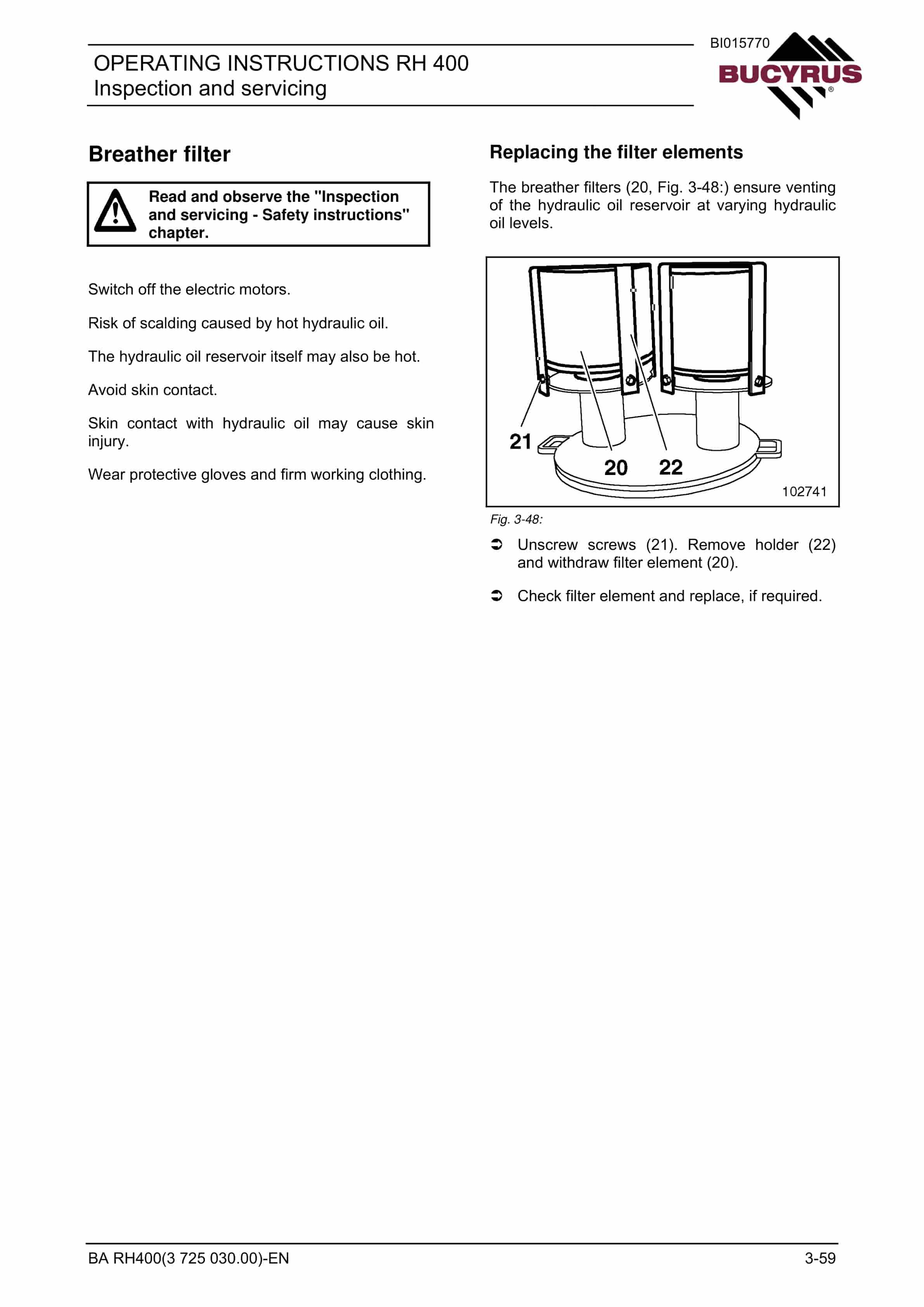 Caterpillar 6090 AC FS Hydraulic Shovel Operation And Maintenance Manual BI015770 3 Caterpillar 6090 AC FS Hydraulic Shovel Operation And Maintenance Manual BI015770 - Image 3