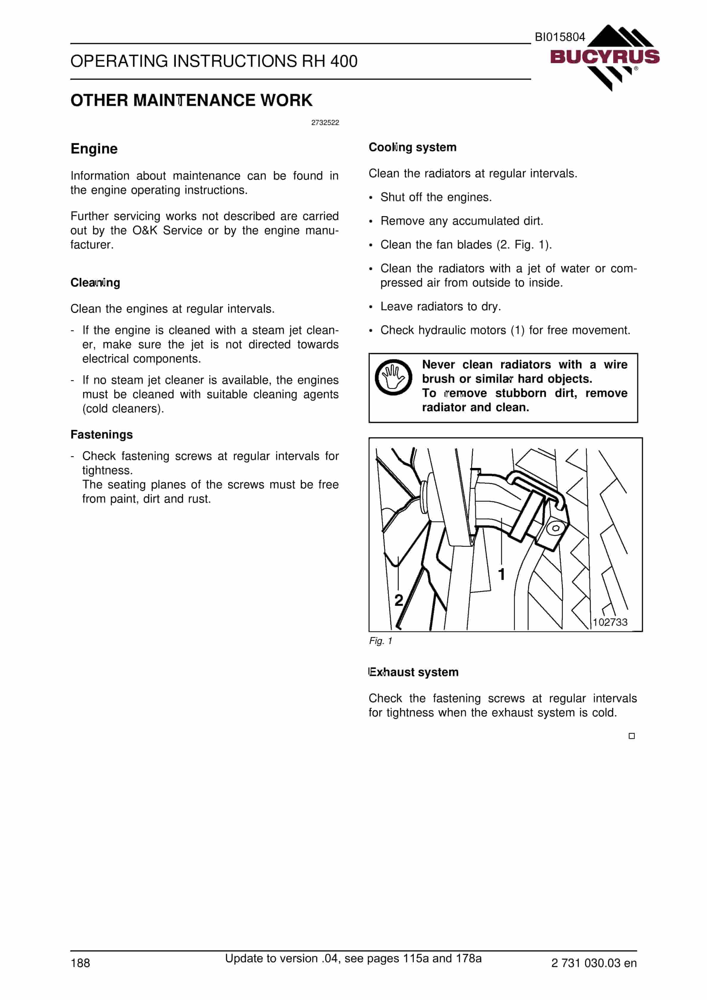 Caterpillar 6090 FS Hydraulic Shovel Operation And Maintenance Manual BI015804-5