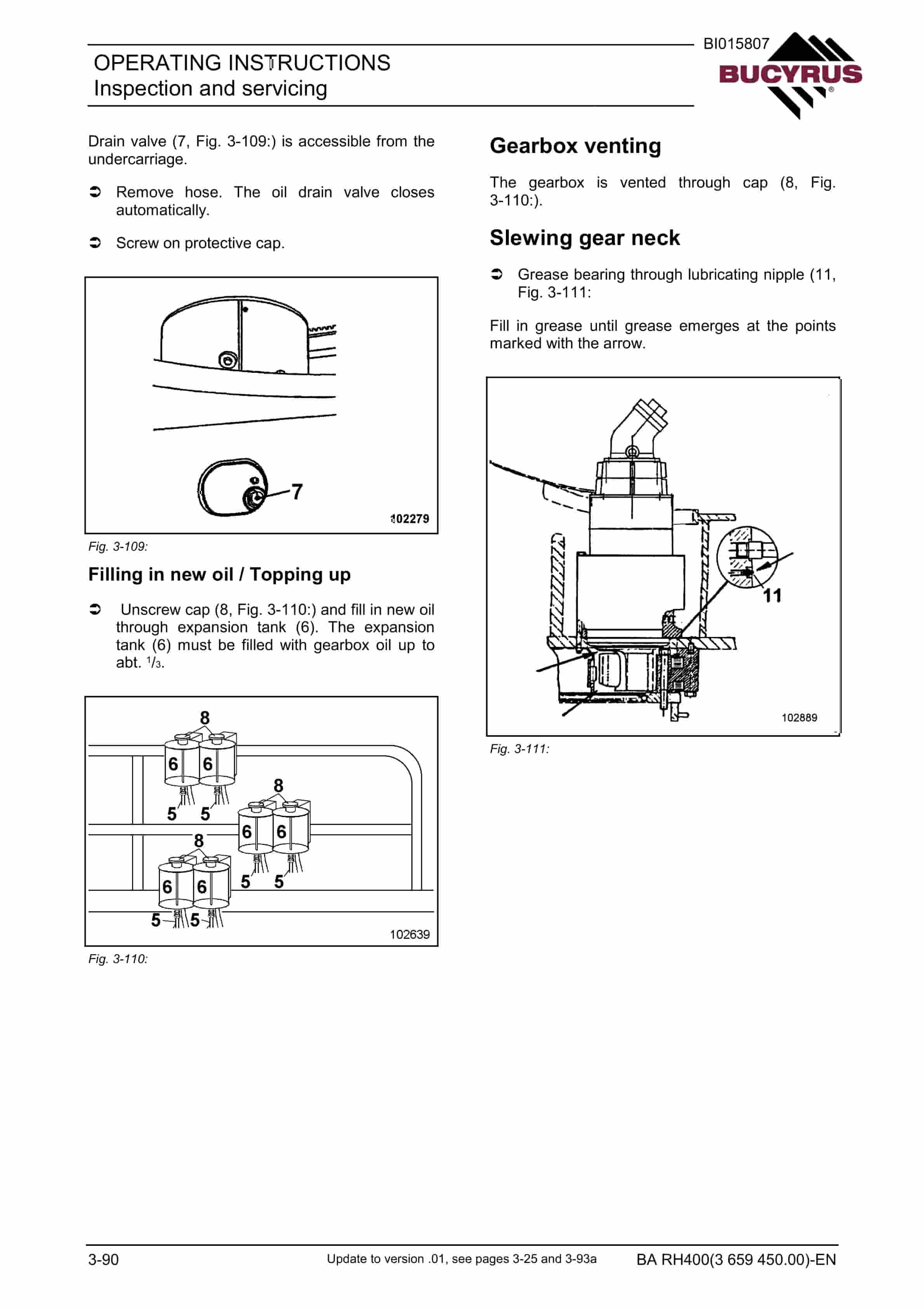 Caterpillar 6090 FS Hydraulic Shovel Operation And Maintenance Manual BI015807 4 Caterpillar 6090 FS Hydraulic Shovel Operation And Maintenance Manual BI015807 - Image 4