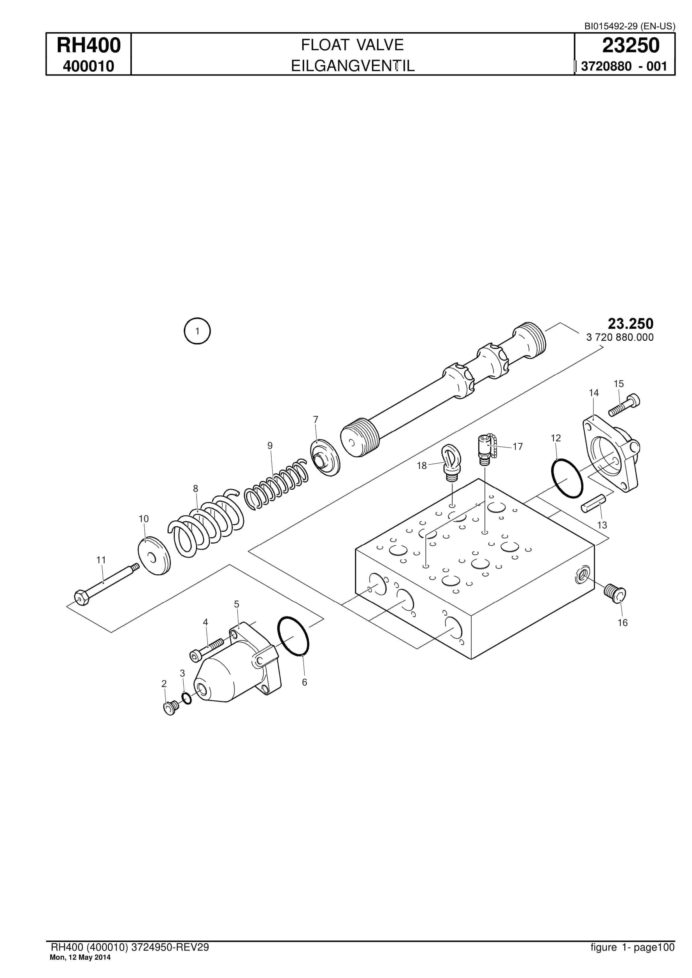 Caterpillar 6090 FS Hydraulic Shovel Spare Parts Manual BI015492-29-2