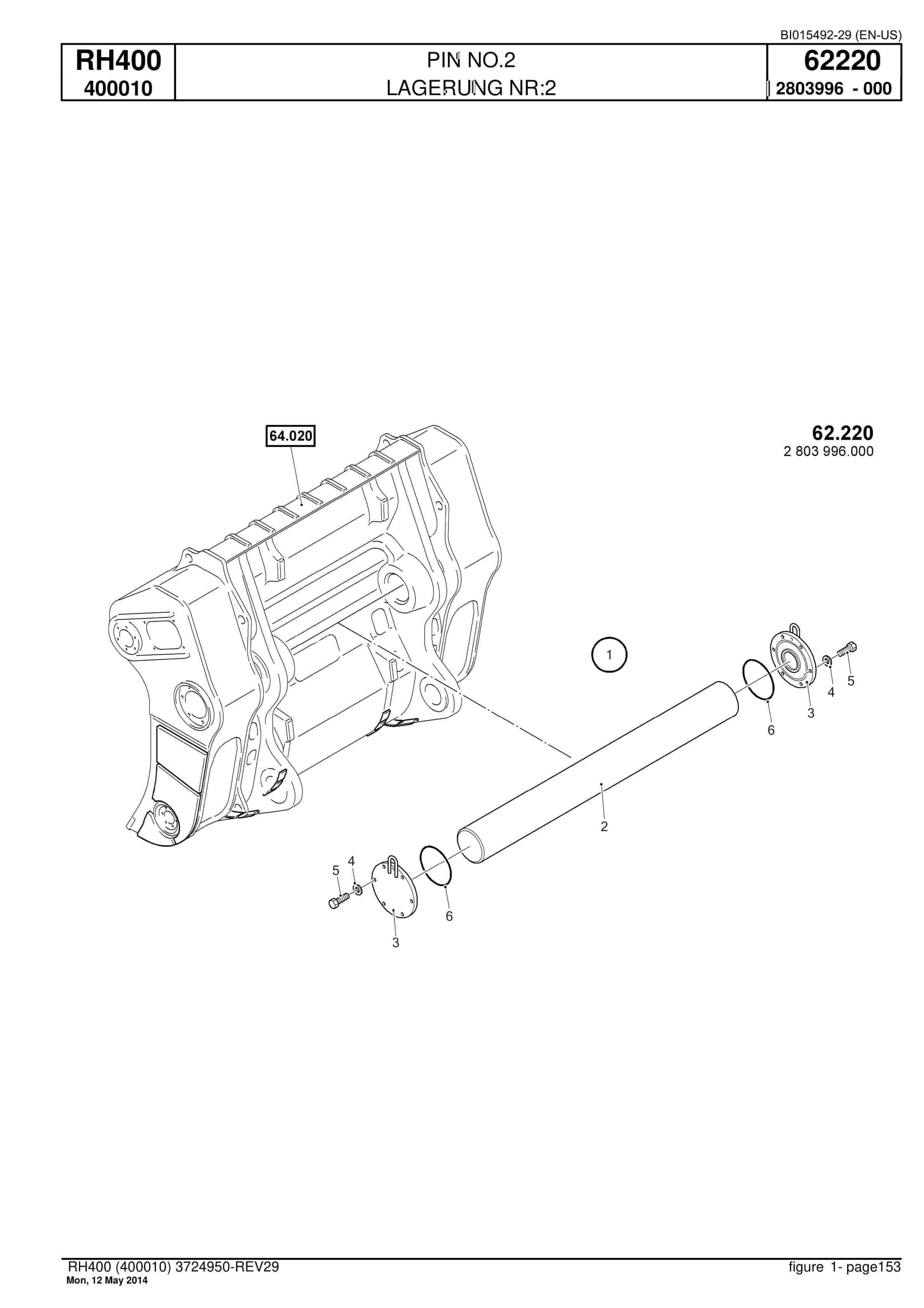Caterpillar 6090 FS Hydraulic Shovel Spare Parts Manual BI015492-29-4