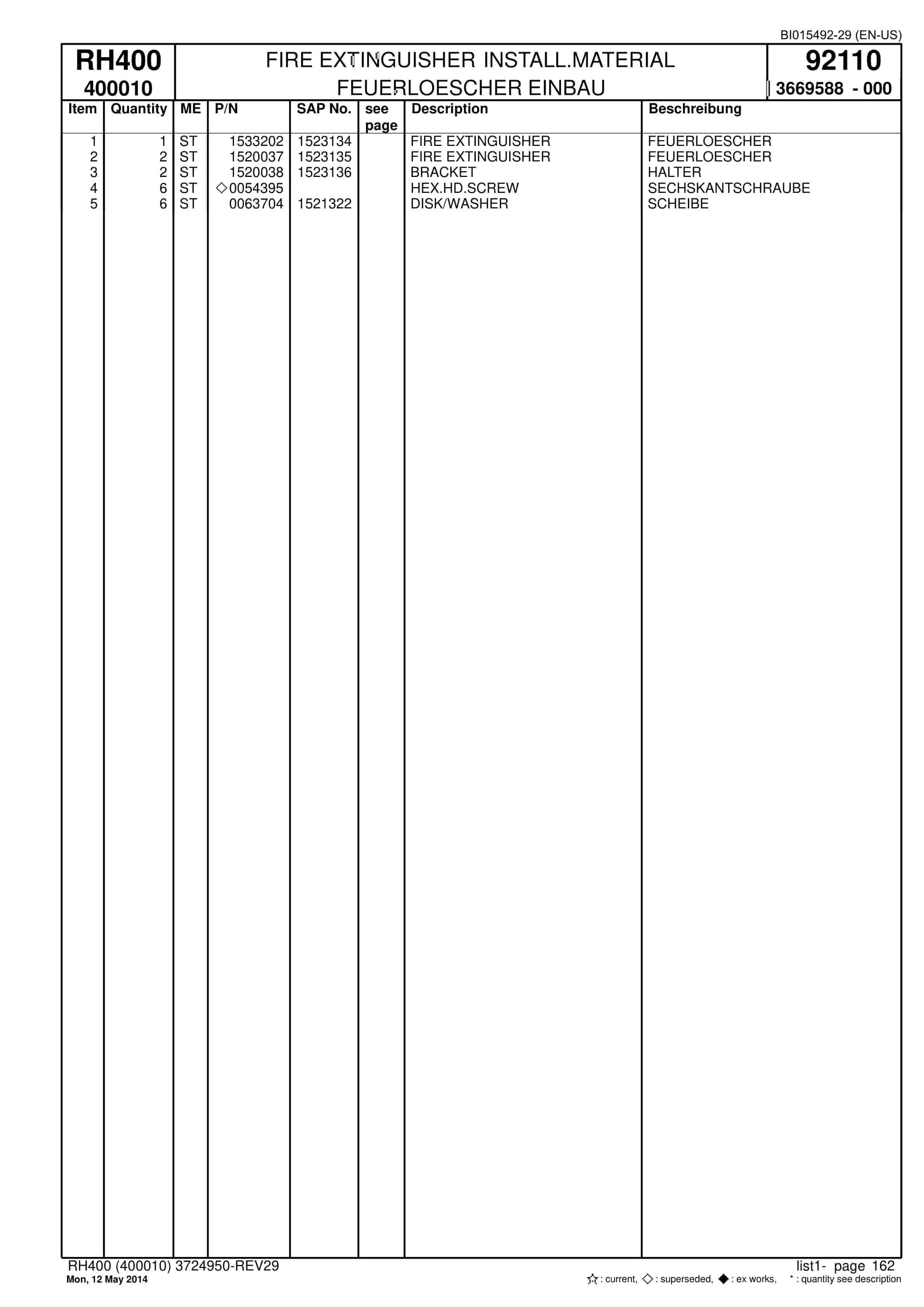 Caterpillar 6090 FS Hydraulic Shovel Spare Parts Manual BI015492-29-5