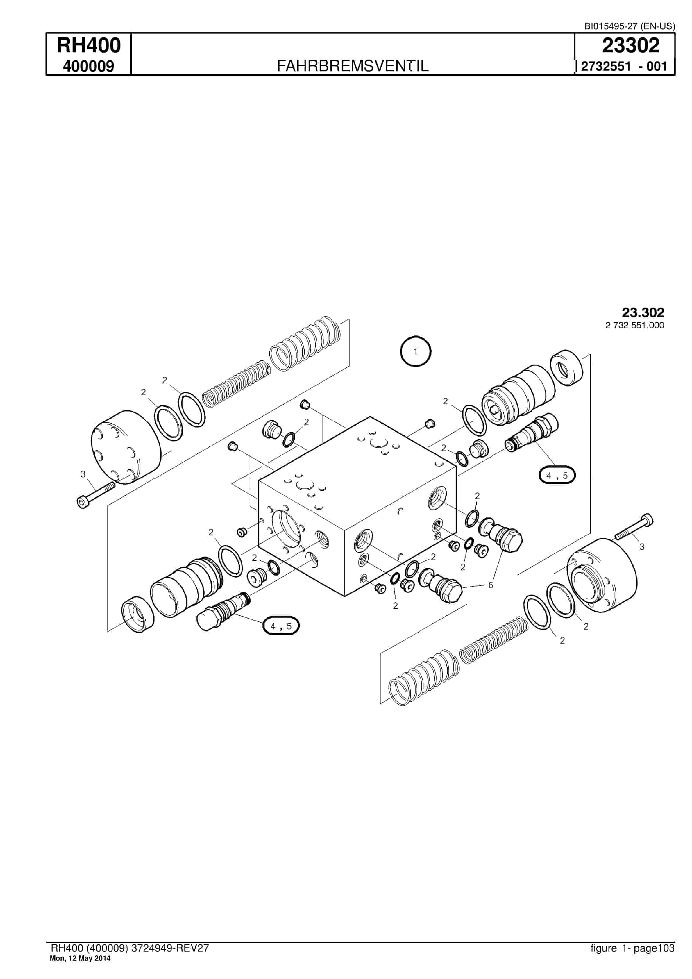 Caterpillar 6090 FS Hydraulic Shovel Spare Parts Manual BI015495-27-2