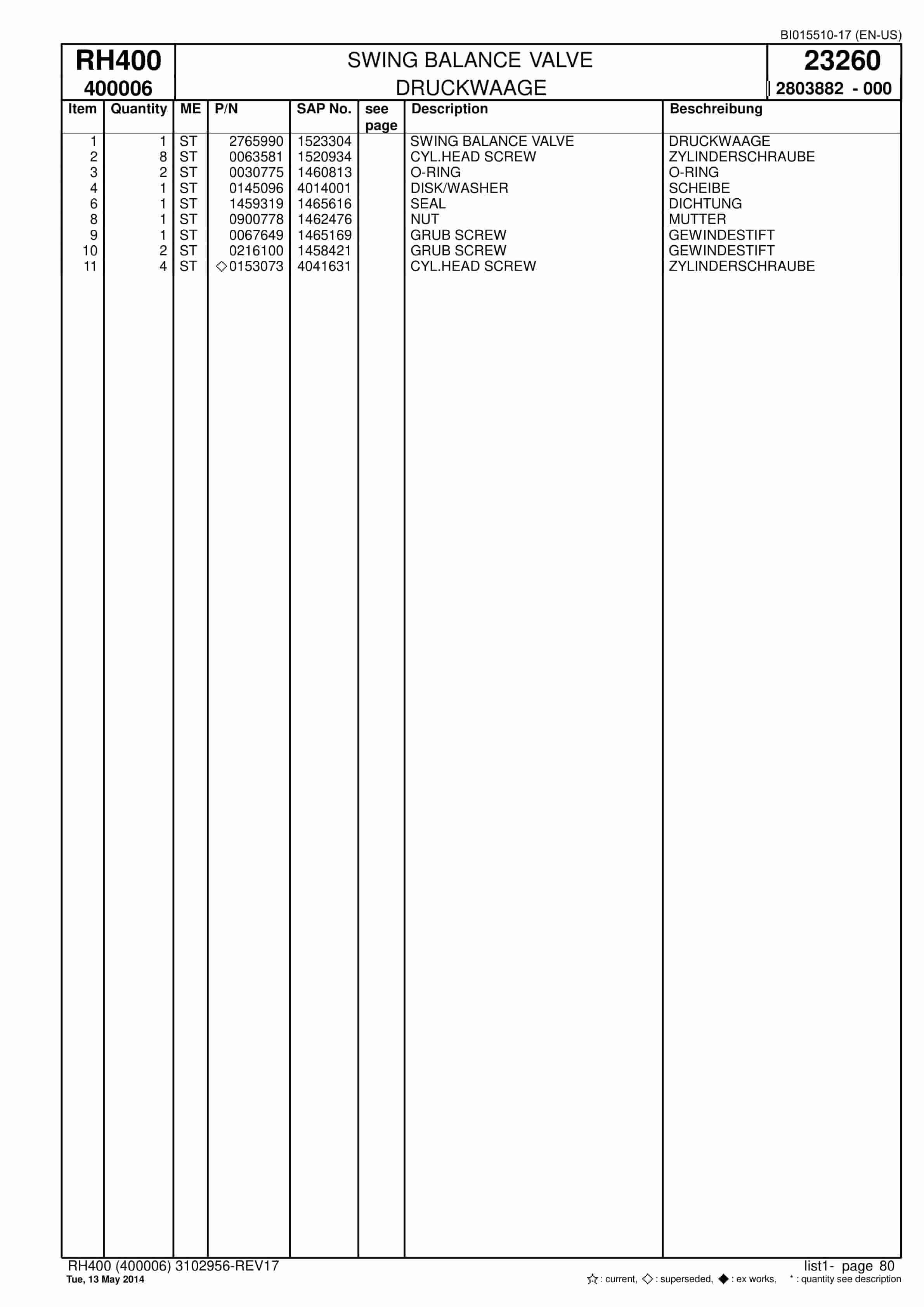 Caterpillar 6090 FS Hydraulic Shovel Spare Parts Manual BI015510-17-2