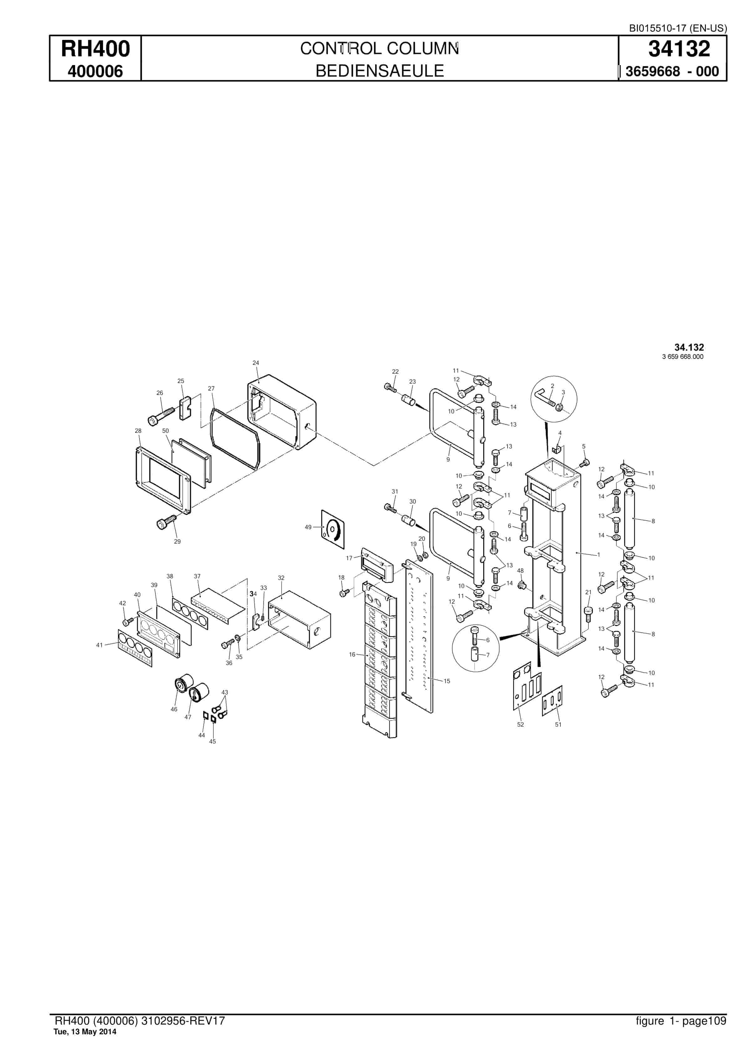 Caterpillar 6090 FS Hydraulic Shovel Spare Parts Manual BI015510-17-3