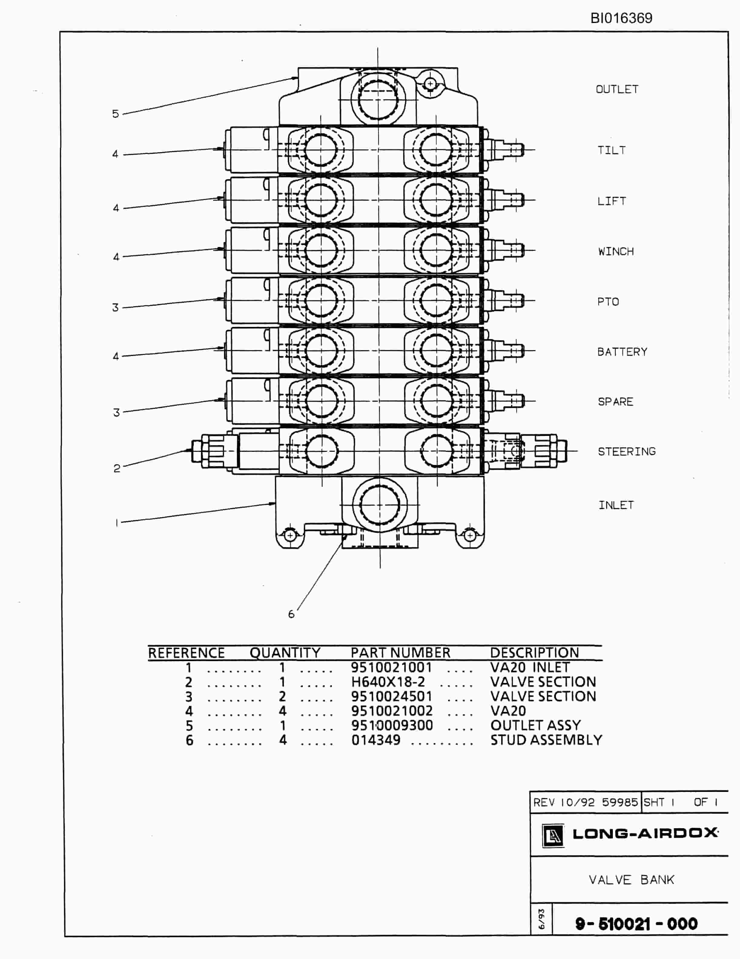Caterpillar 630 Parts Manual BI016369-4