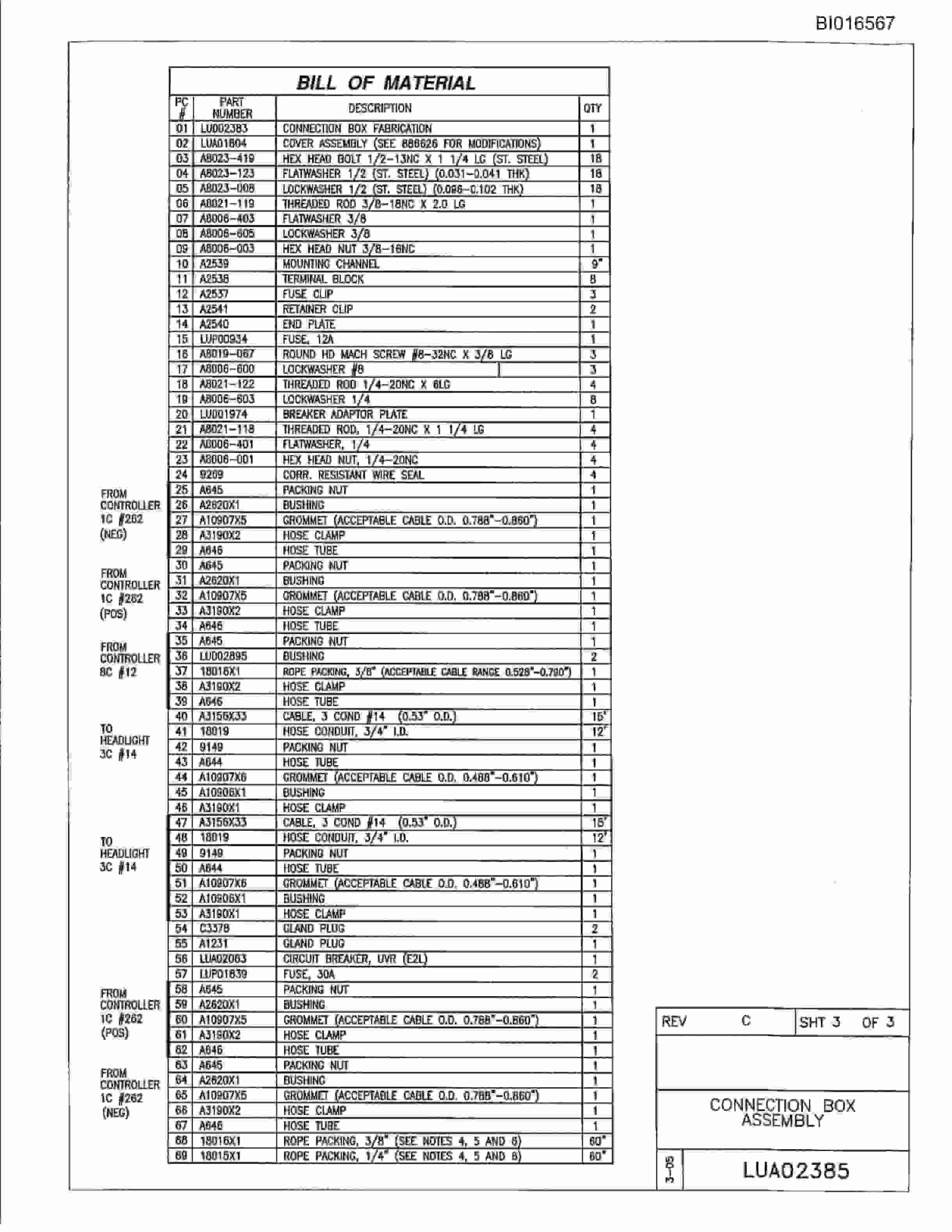 Caterpillar 630 Parts Manual BI016567-2