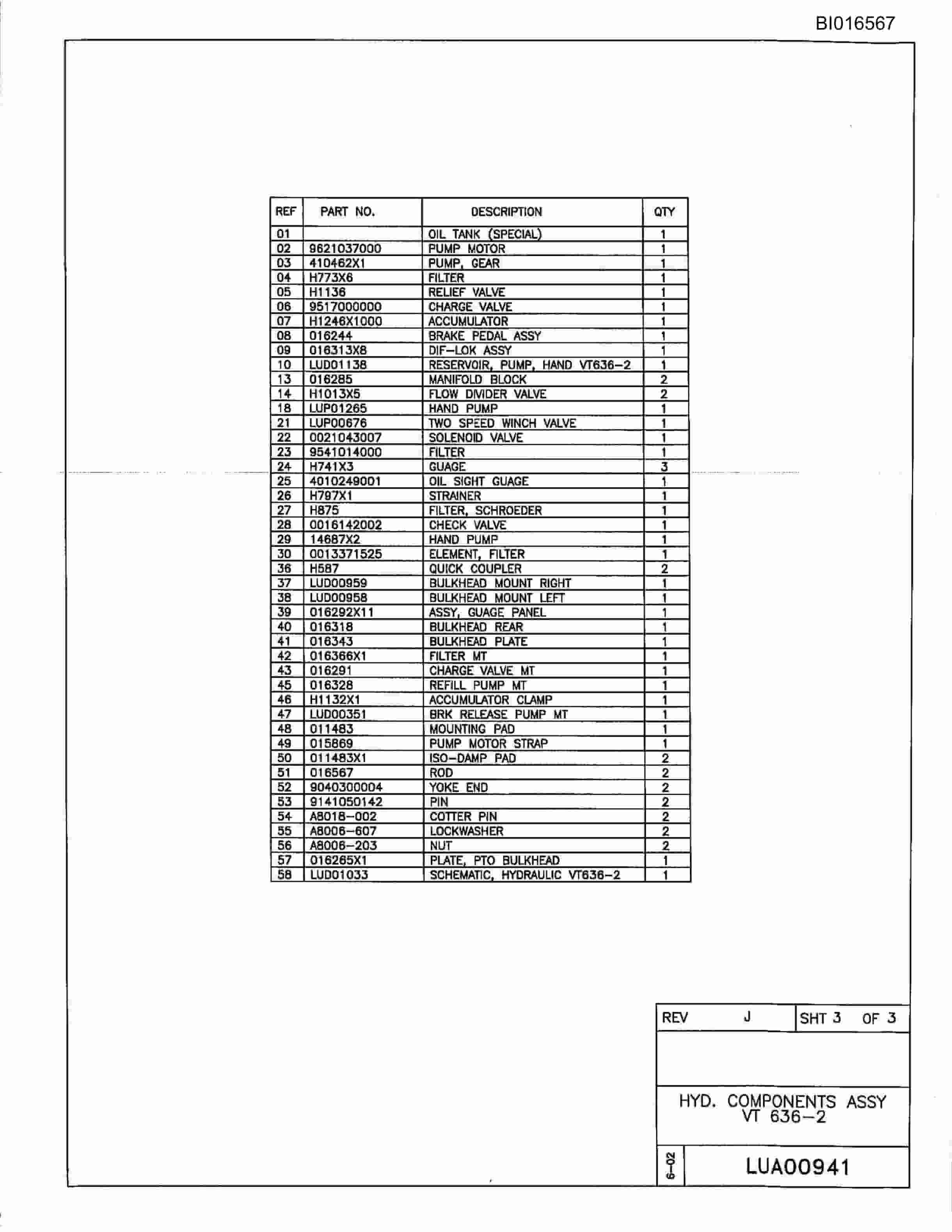 Caterpillar 630 Parts Manual BI016567-5