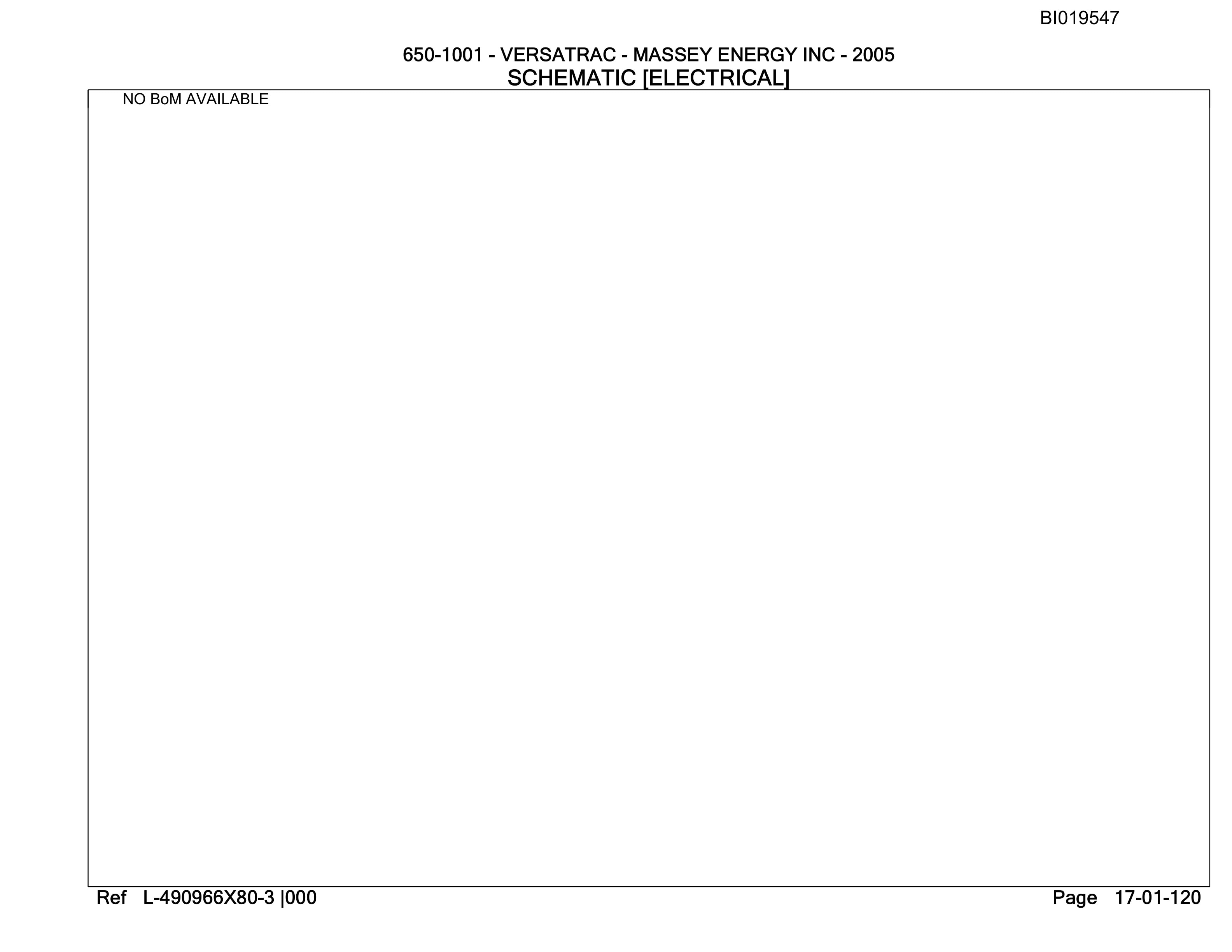 Caterpillar 650-1001 Massey Energy Inc Parts Manual BI019547-2