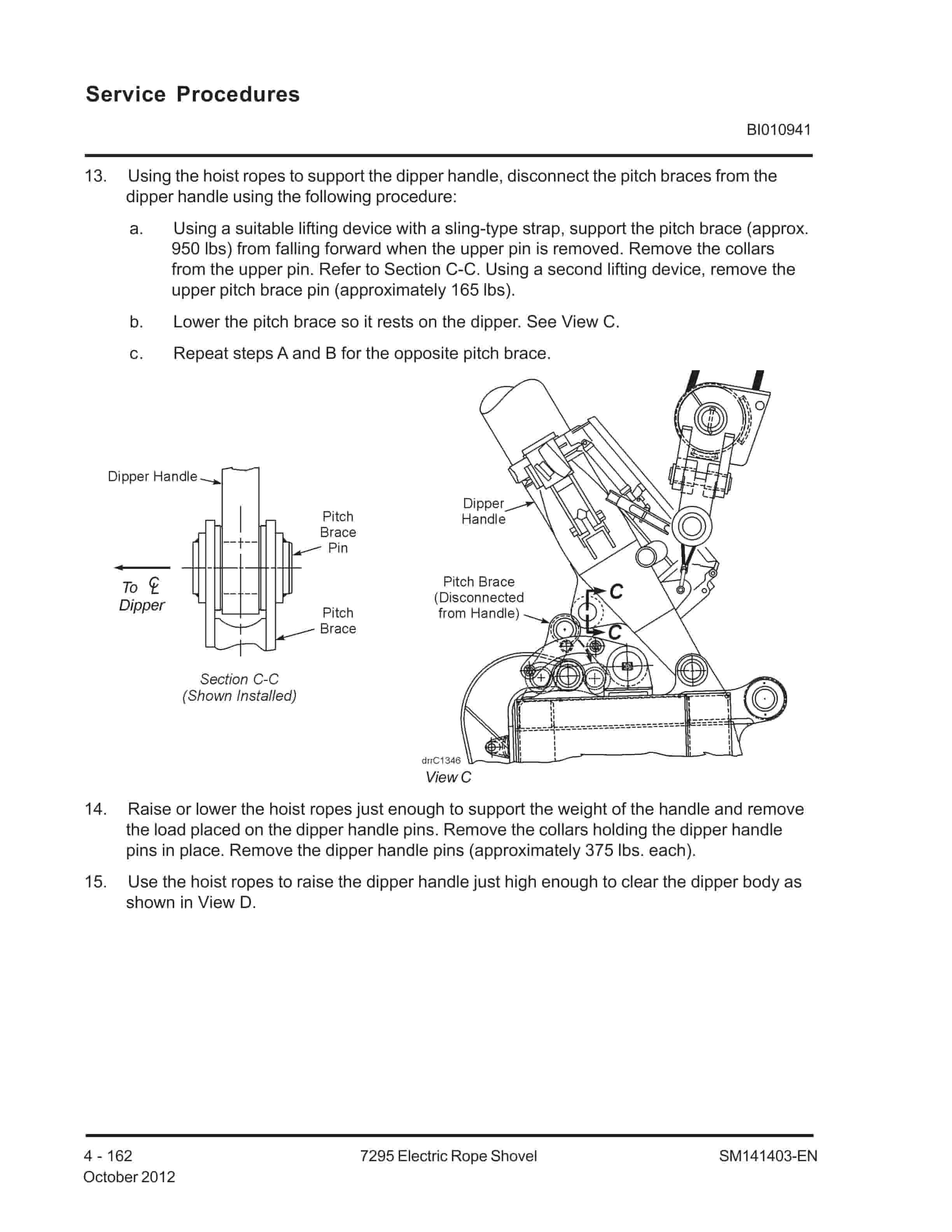 Caterpillar 7295 Electric Rope Shovel Service Manual BI010935 3 Caterpillar 7295 Electric Rope Shovel Service Manual BI010935 - Image 3