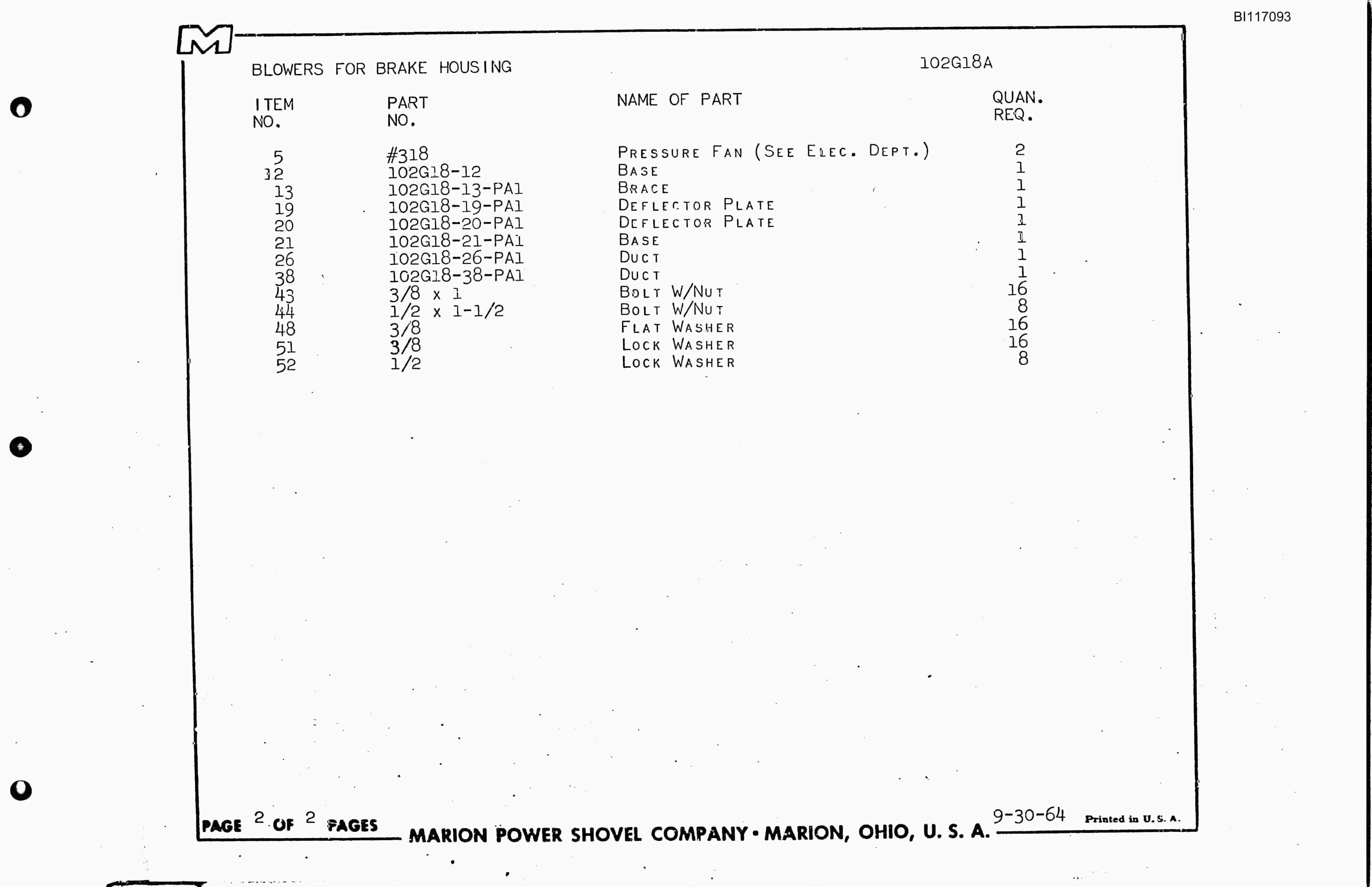 Caterpillar 7400 Parts Manual BI117093-01-2