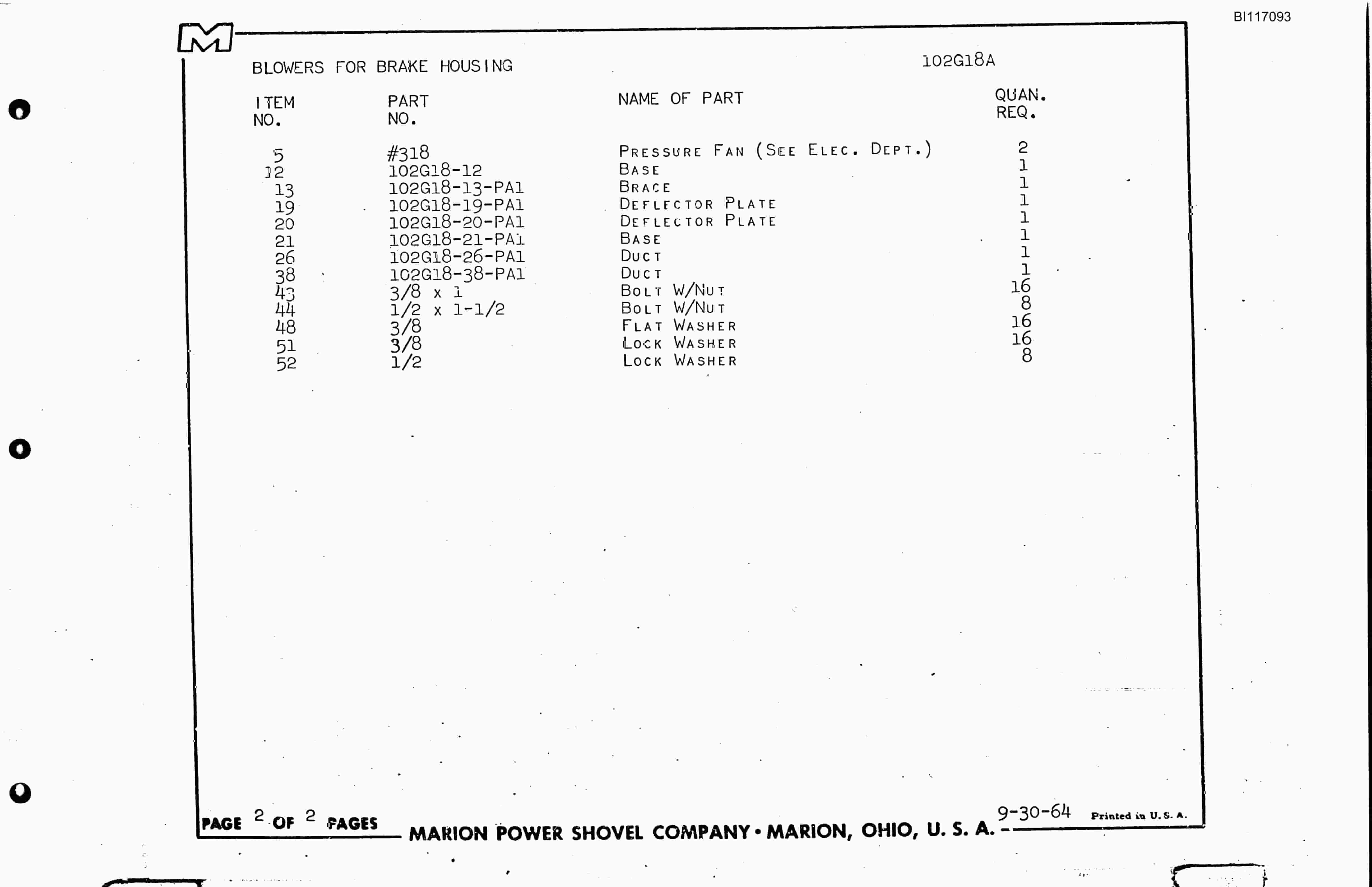 Caterpillar 7400 Parts Manual BI117093-02-2