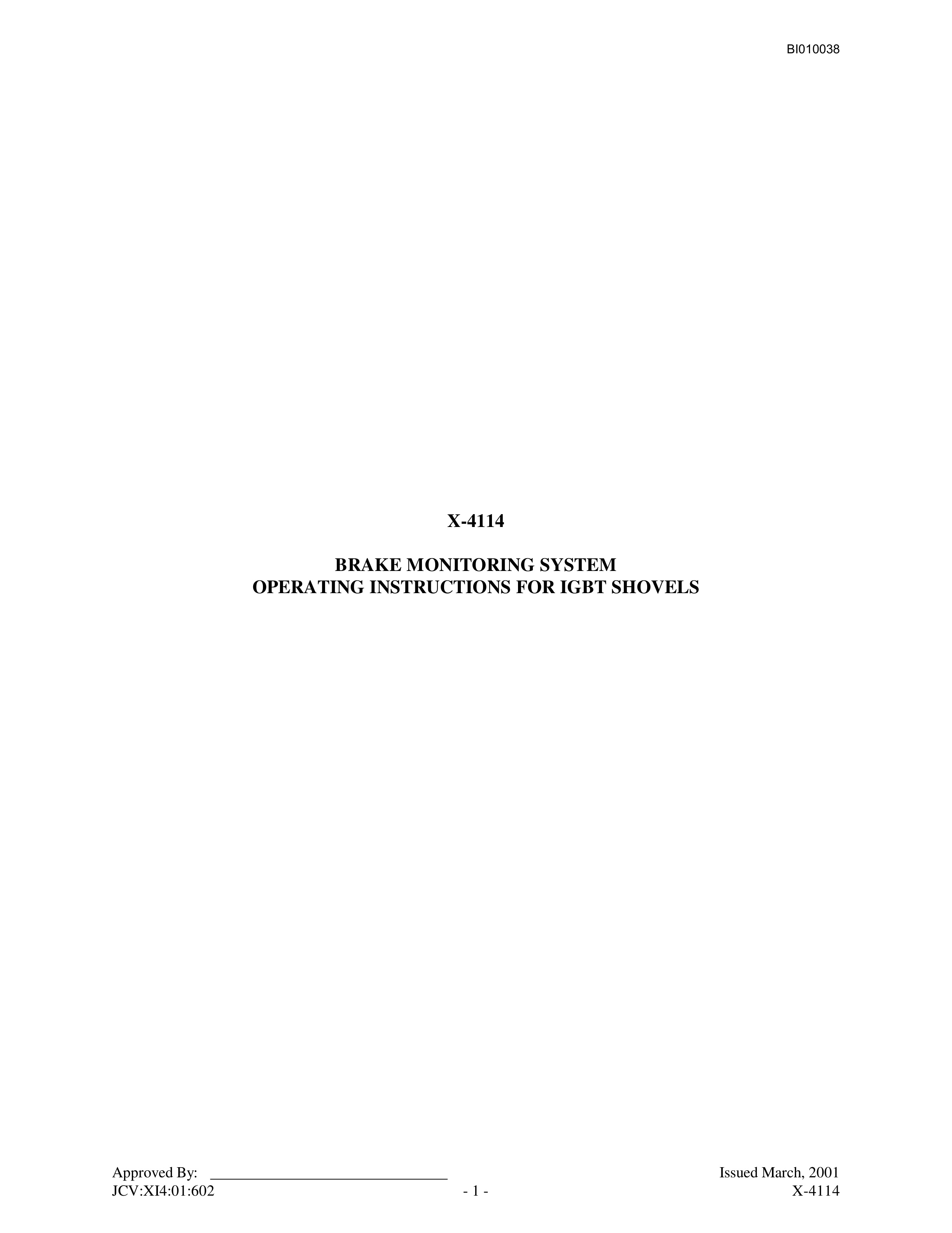 Caterpillar 7495 Electric Rope Shovel Electrical Service Manual BI010147a 4 Caterpillar 7495 Electric Rope Shovel Electrical Service Manual BI010147a - Image 4