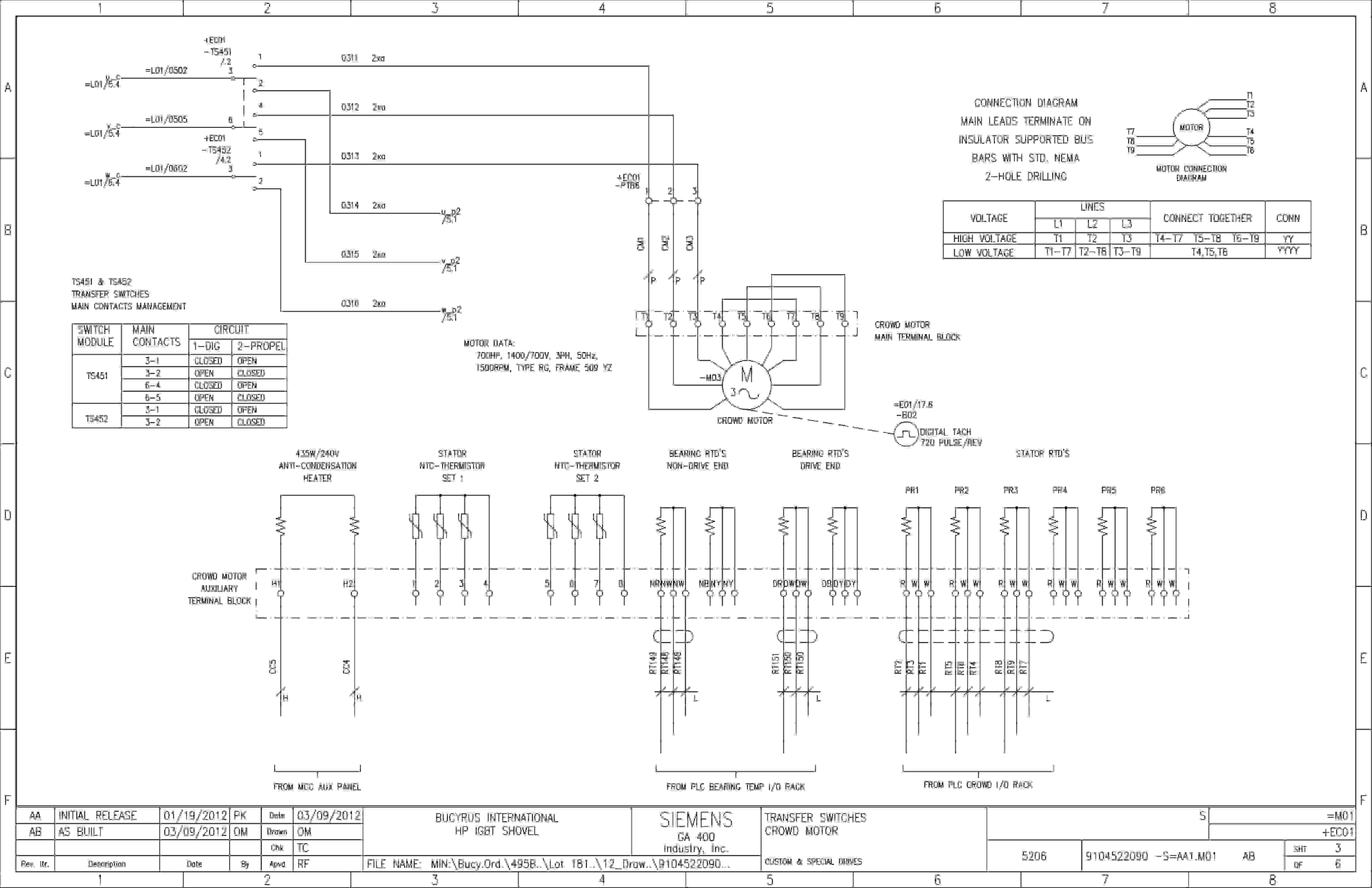 Caterpillar 7495 Electric Rope Shovel Electrical Service Manual BI010147a 5 Caterpillar 7495 Electric Rope Shovel Electrical Service Manual BI010147a - Image 5