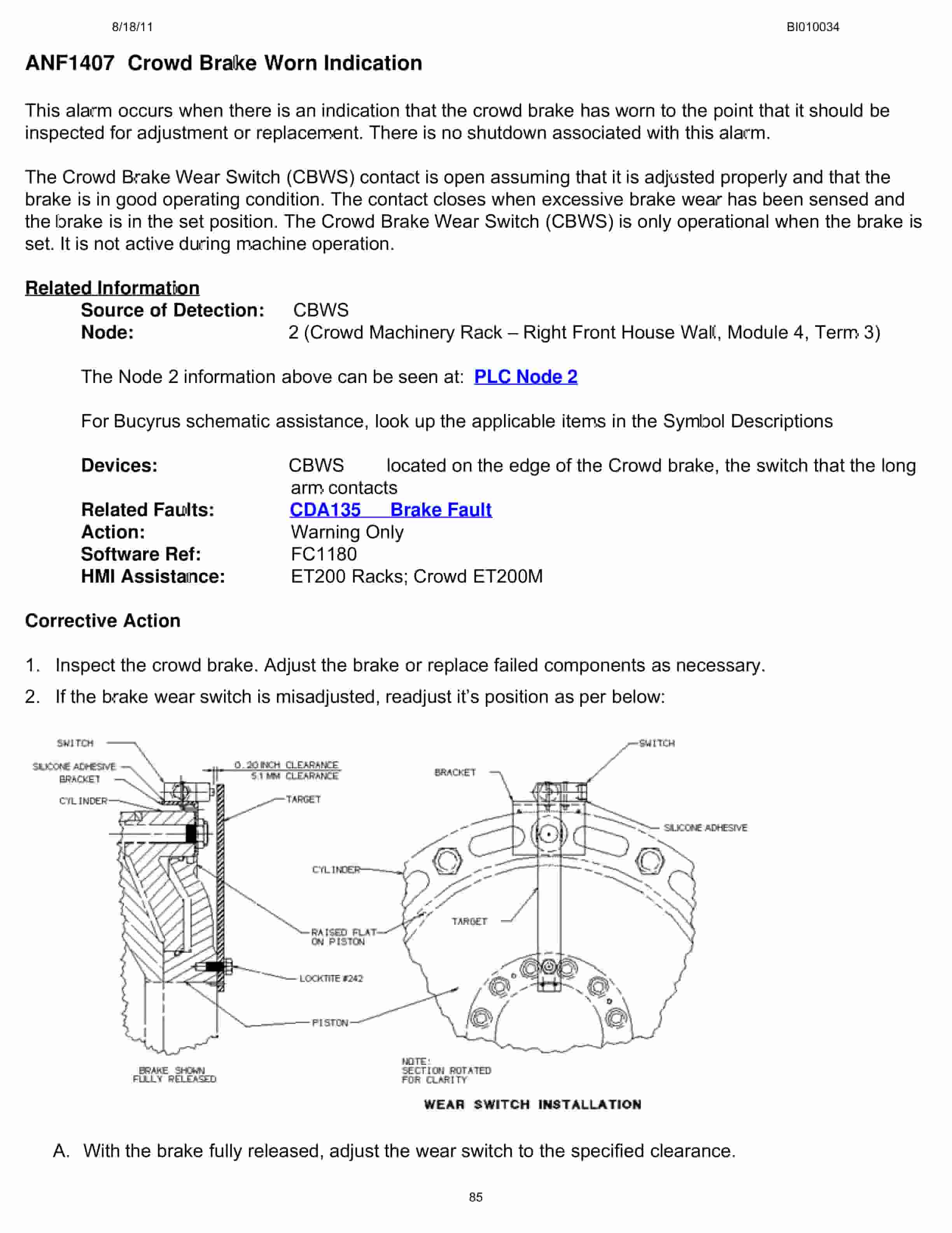 Caterpillar 7495 Electric Rope Shovel Electrical Service Manual BI010632 Book 1 5 Caterpillar 7495 Electric Rope Shovel Electrical Service Manual BI010632 Book 1 - Image 5