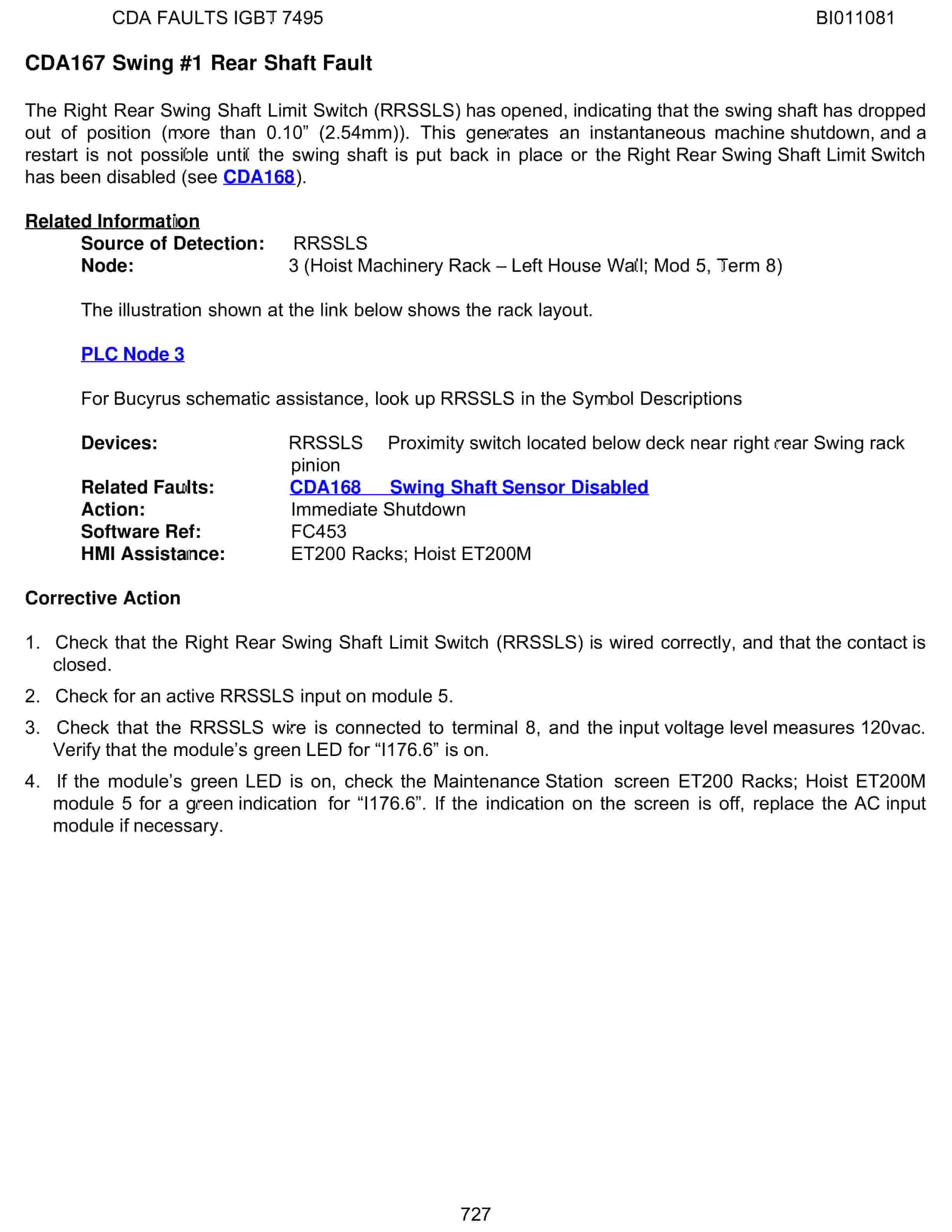 Caterpillar 7495 Electric Rope Shovel Electrical Service Manual BI011082 Book 1 2 Caterpillar 7495 Electric Rope Shovel Electrical Service Manual BI011082 Book 1 - Image 2