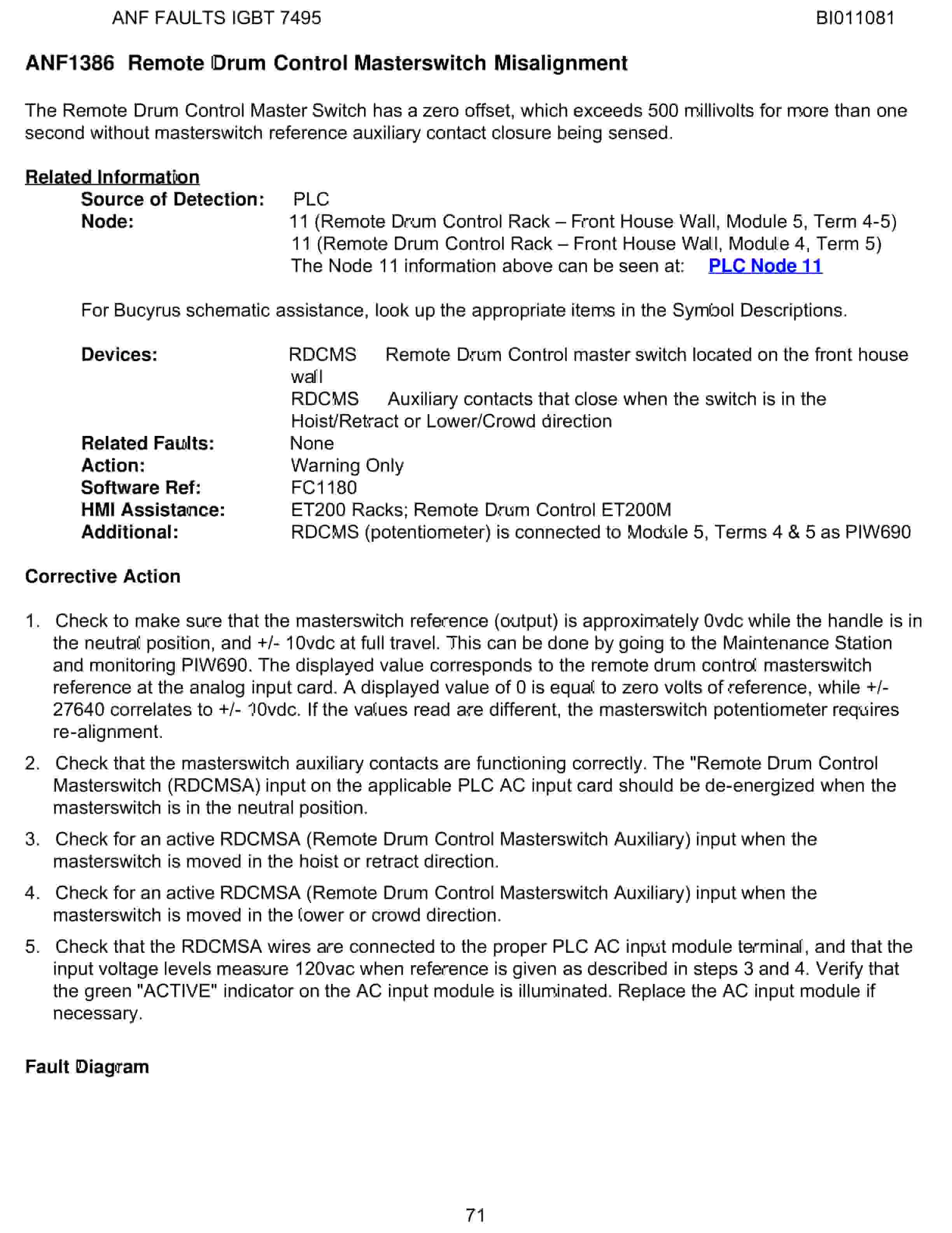 Caterpillar 7495 Electric Rope Shovel Electrical Service Manual BI011082 Book 1 5 Caterpillar 7495 Electric Rope Shovel Electrical Service Manual BI011082 Book 1 - Image 5