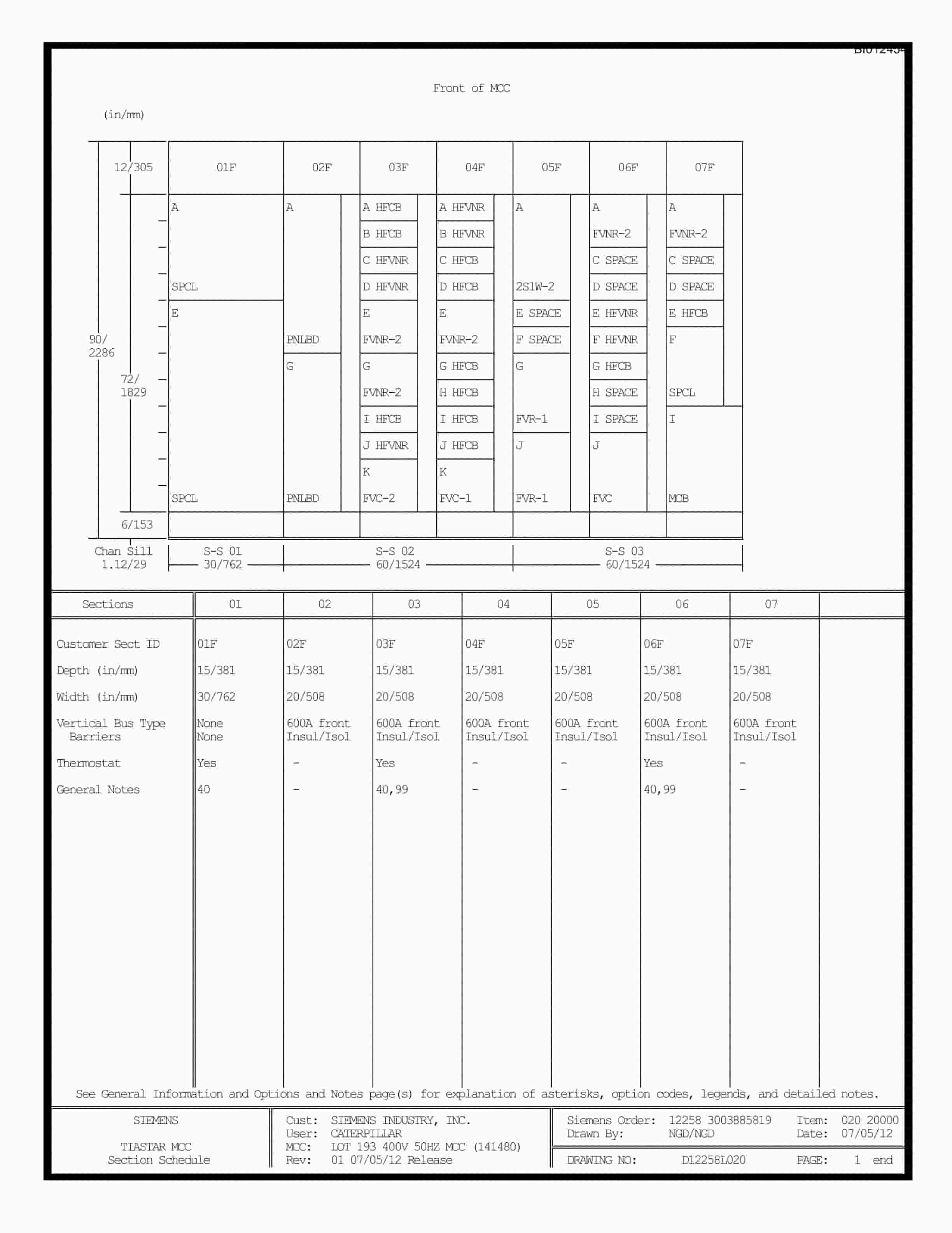 Caterpillar 7495 Shovel Motor Control Center Wiring Diagrams BI012454 2 Caterpillar 7495 Shovel Motor Control Center Wiring Diagrams BI012454 - Image 2
