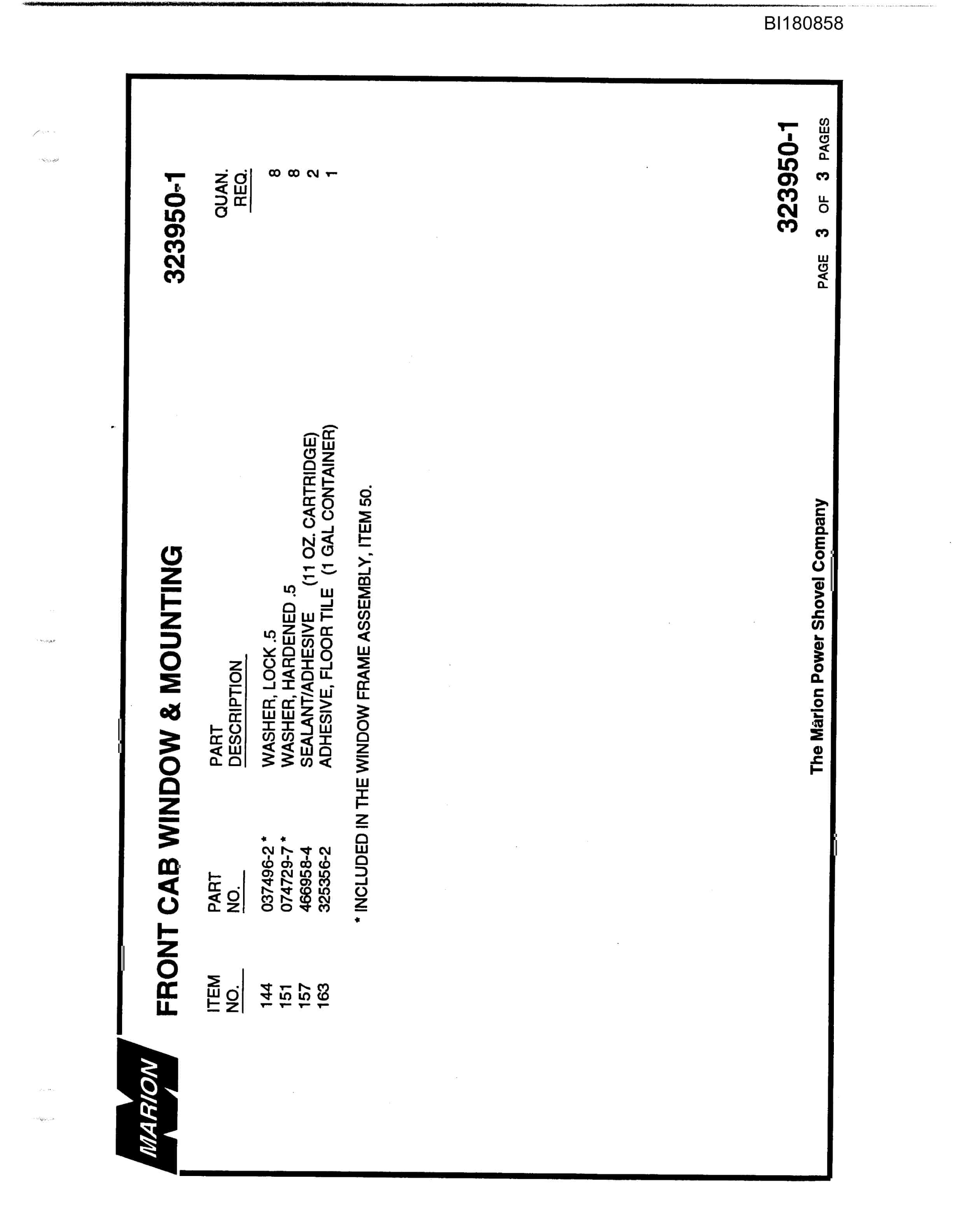 Caterpillar 7820 Walking Dragline Parts Manual BI180858-4