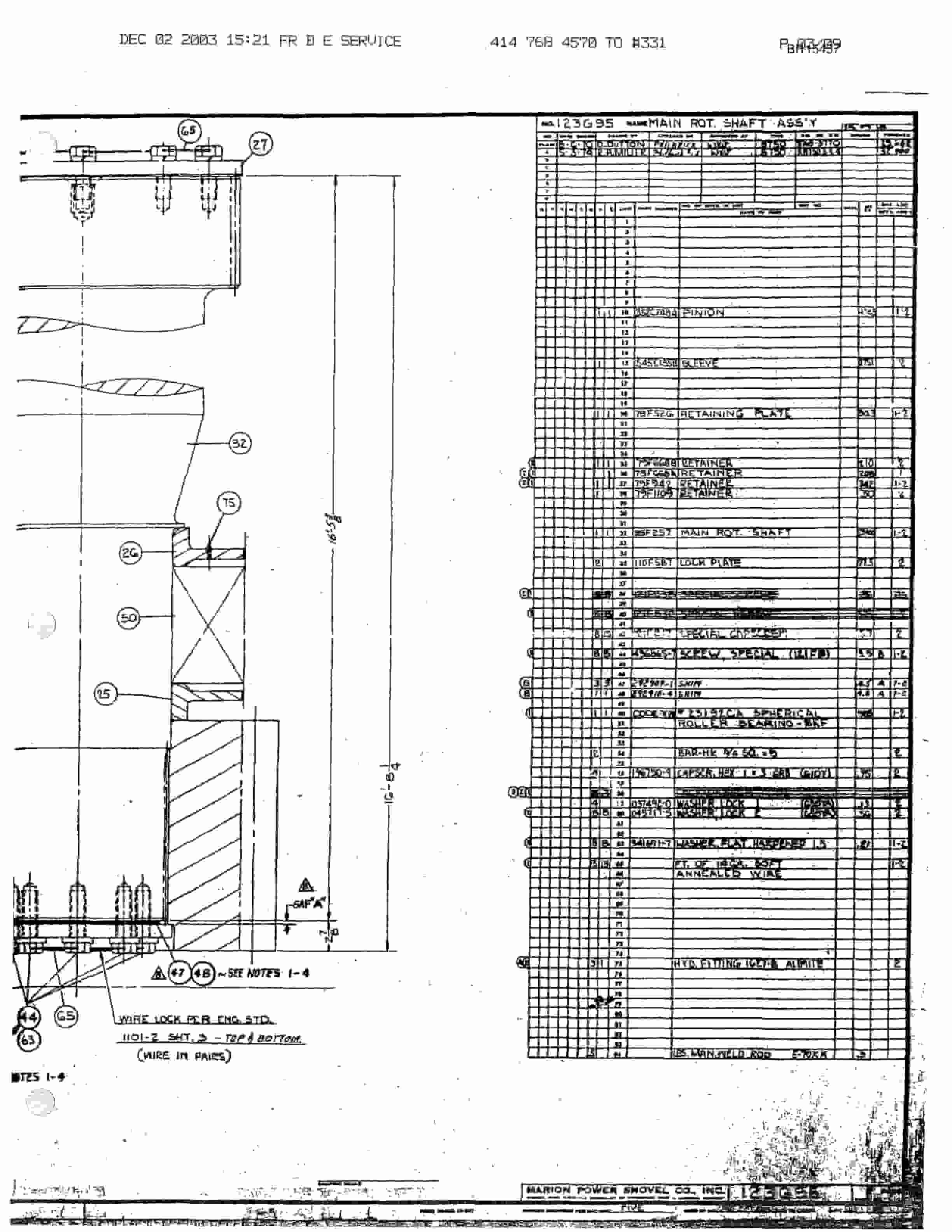 Caterpillar 8750 Walking Dragline Technical Manual BI115457-3