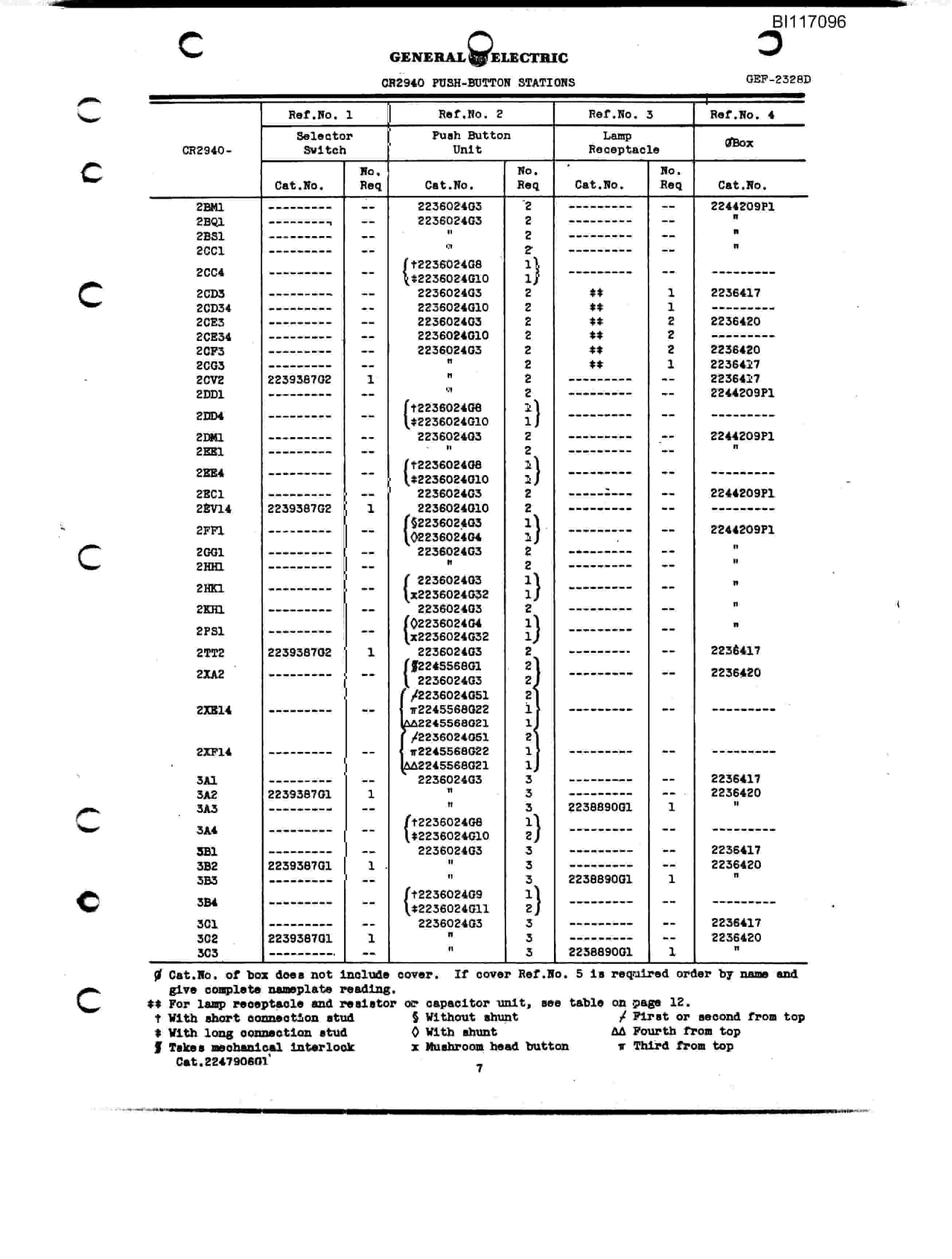 Caterpillar 9W-671 Parts Manual BI117096-2