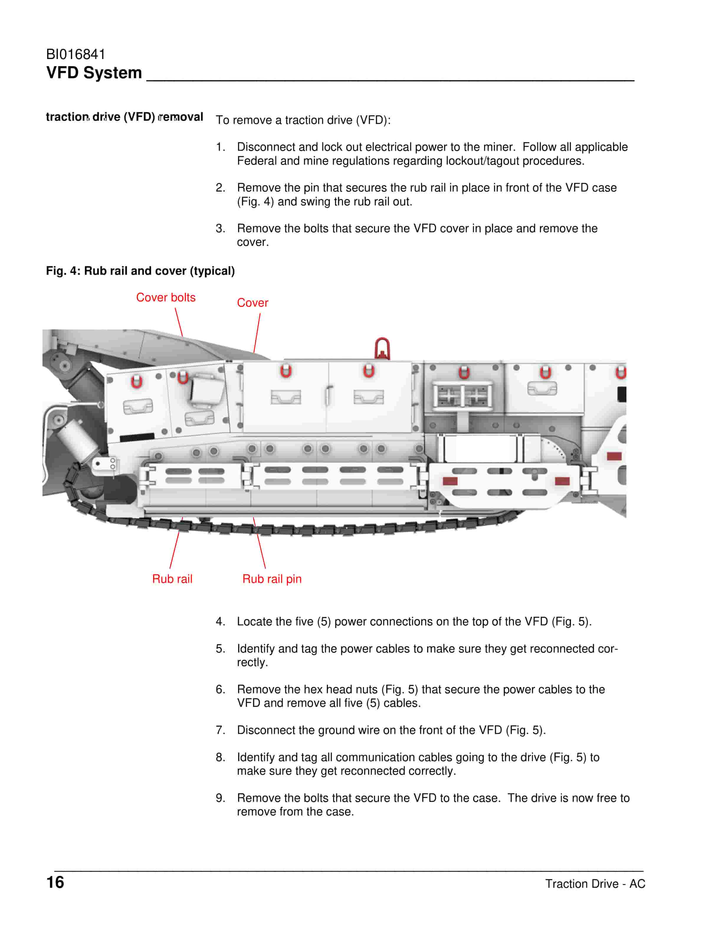 Caterpillar AC Traction Drive Operation And Troubleshooting Manual BI016841-2