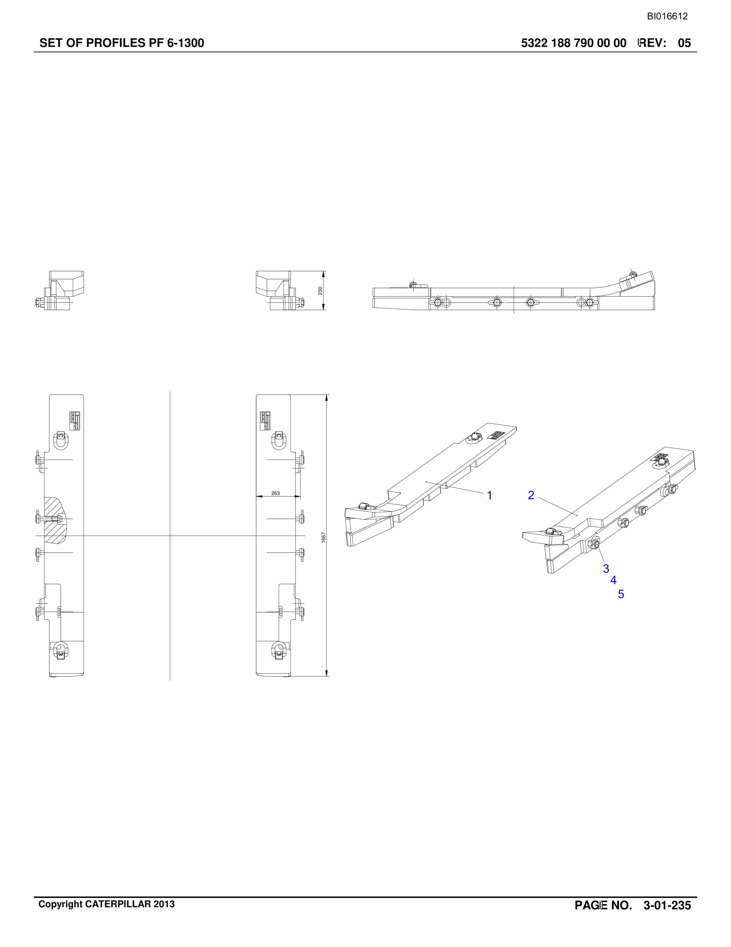 Caterpillar AFC Longwall System Parts Catalog BI016612-2