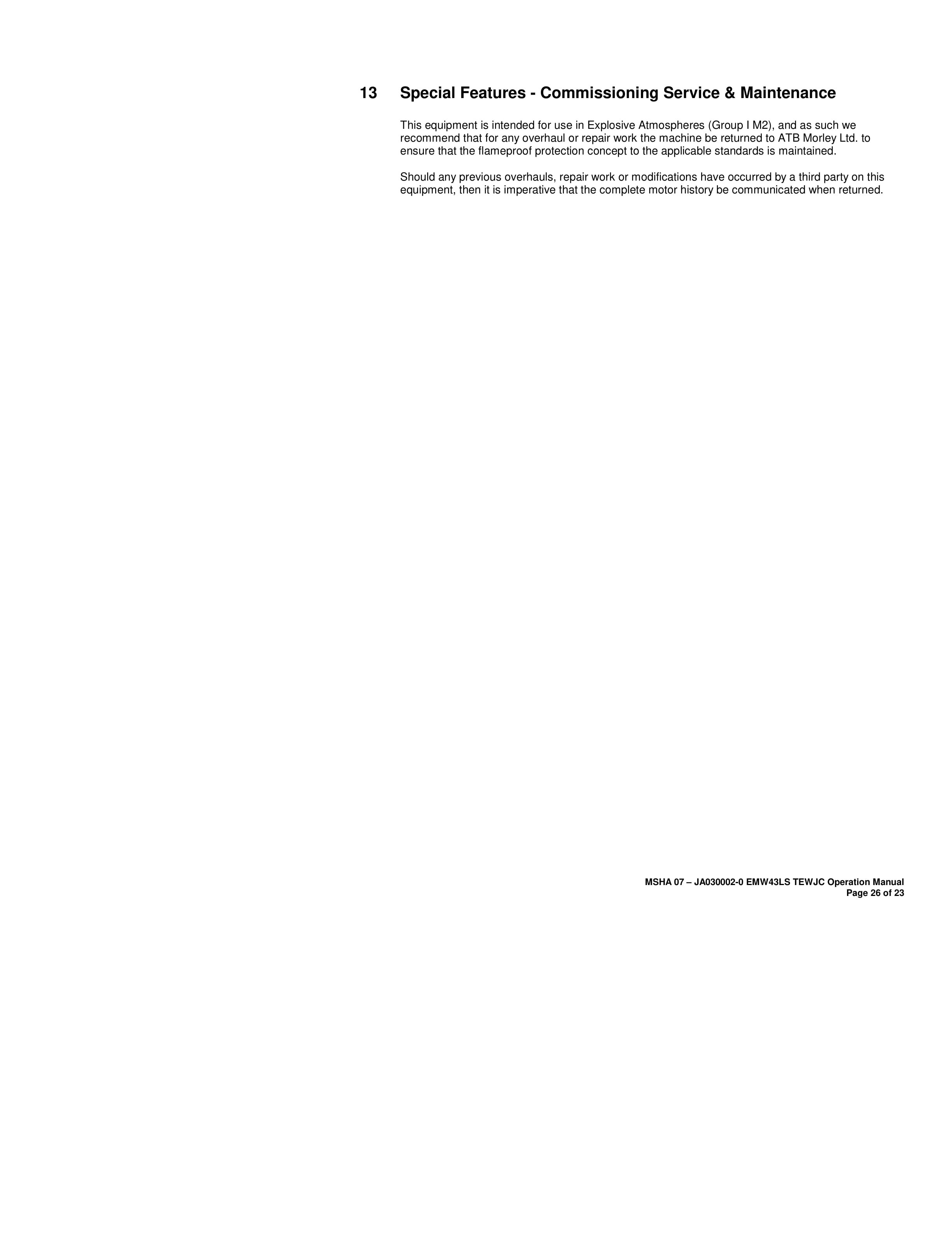 Caterpillar ATB Morley Motor Stageloader Operation And Maintenance Manual BI019789-4