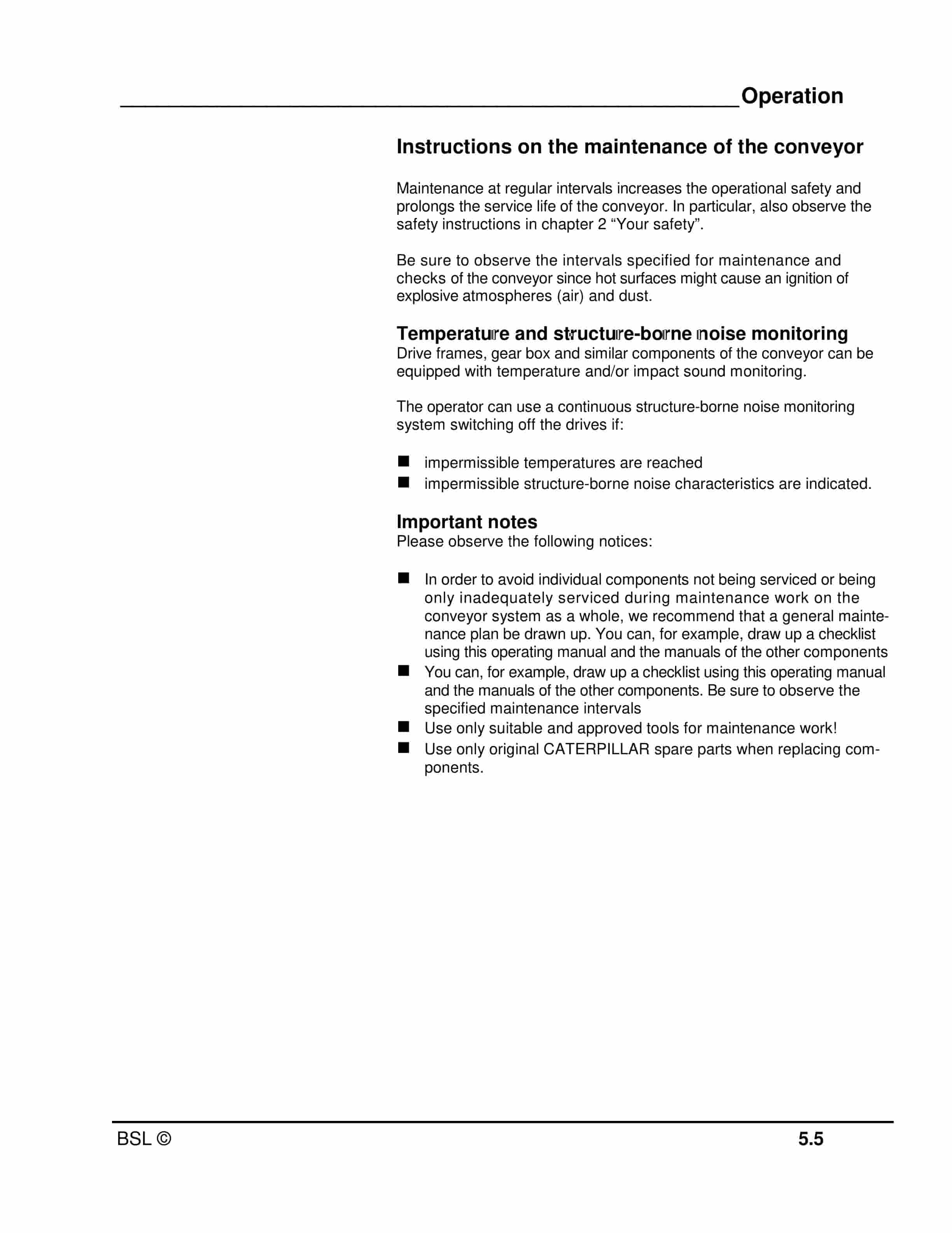 Caterpillar Beam Stageloader PF-5-1542 Operation And Maintenance Manual BI019784-4