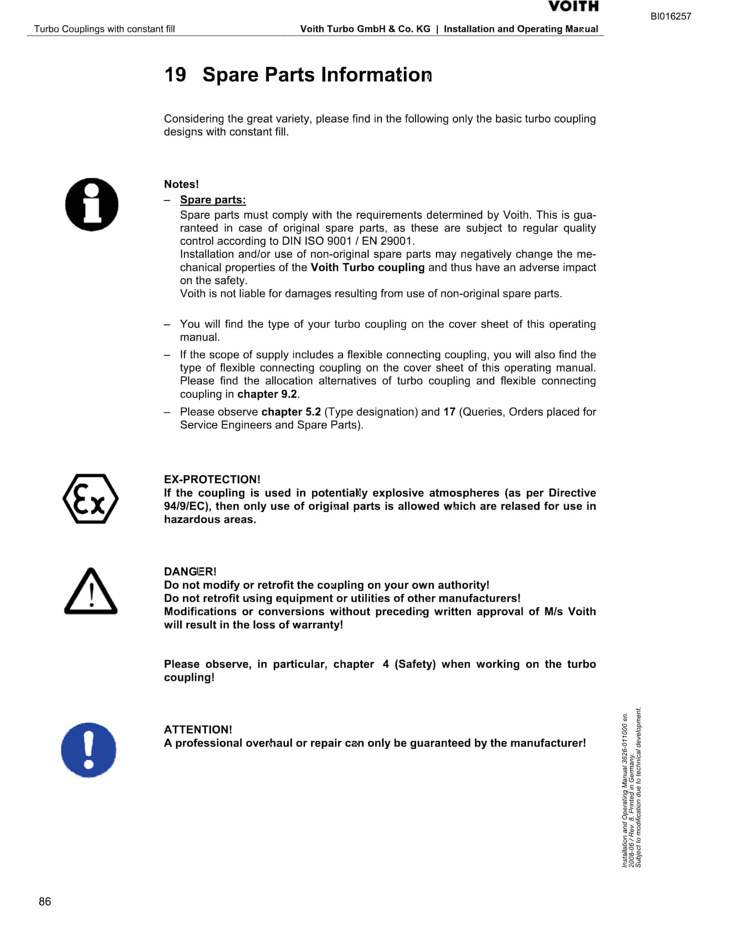 Caterpillar Belt System Parts And Service Manual BI016257-4