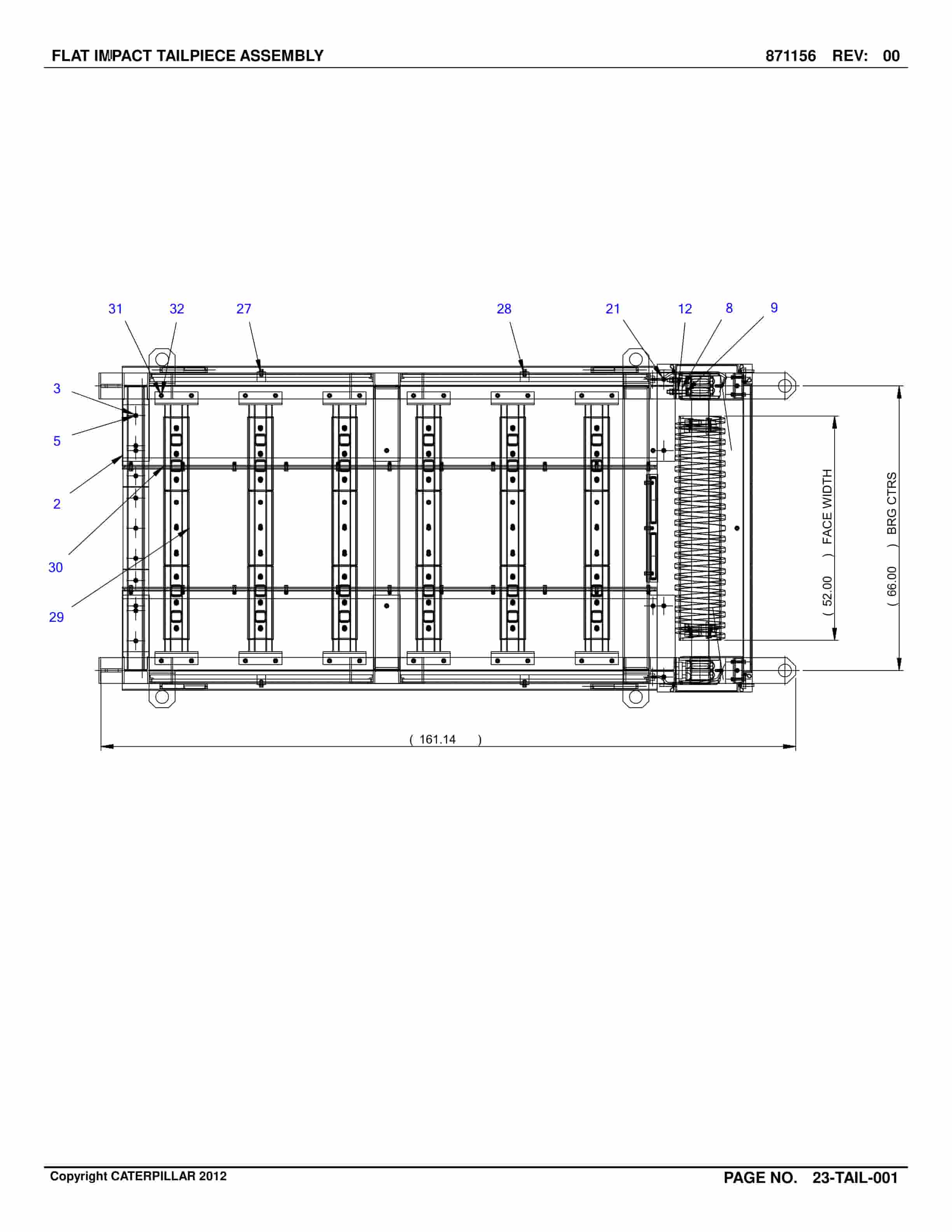 Caterpillar Belt System Parts And Service Manual BI016357-5