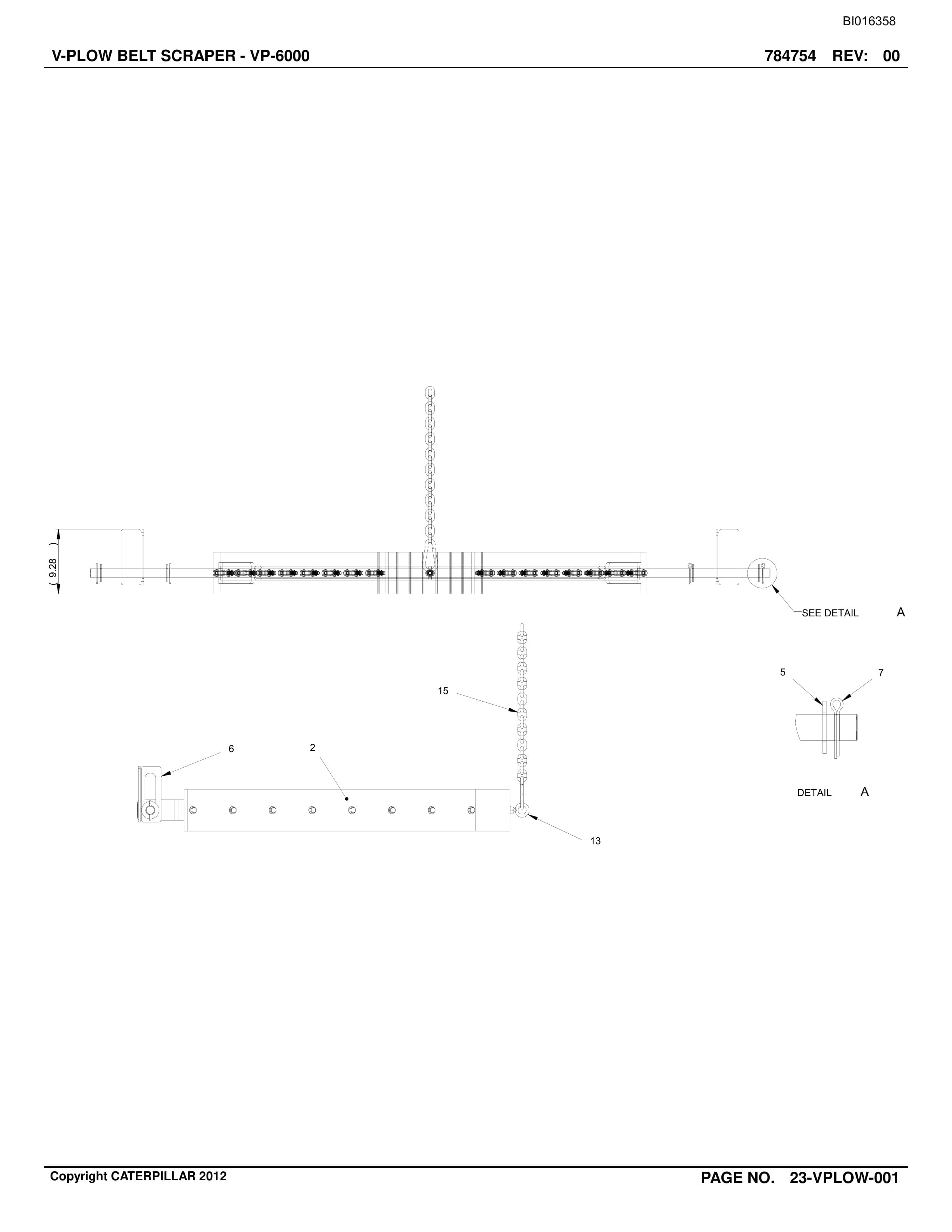 Caterpillar Belt System Parts And Service Manual BI016358-2