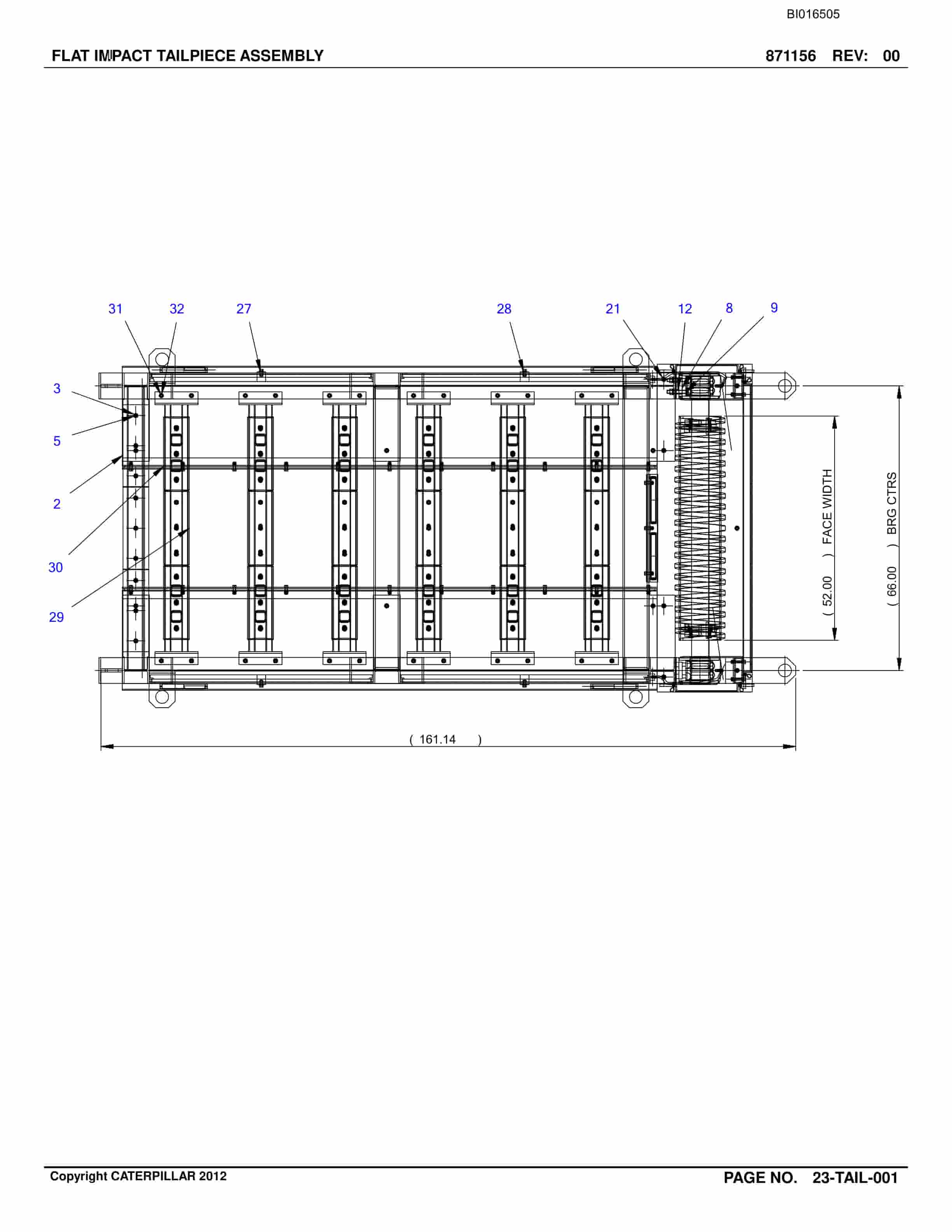 Caterpillar Belt System Parts And Service Manual BI016505-5
