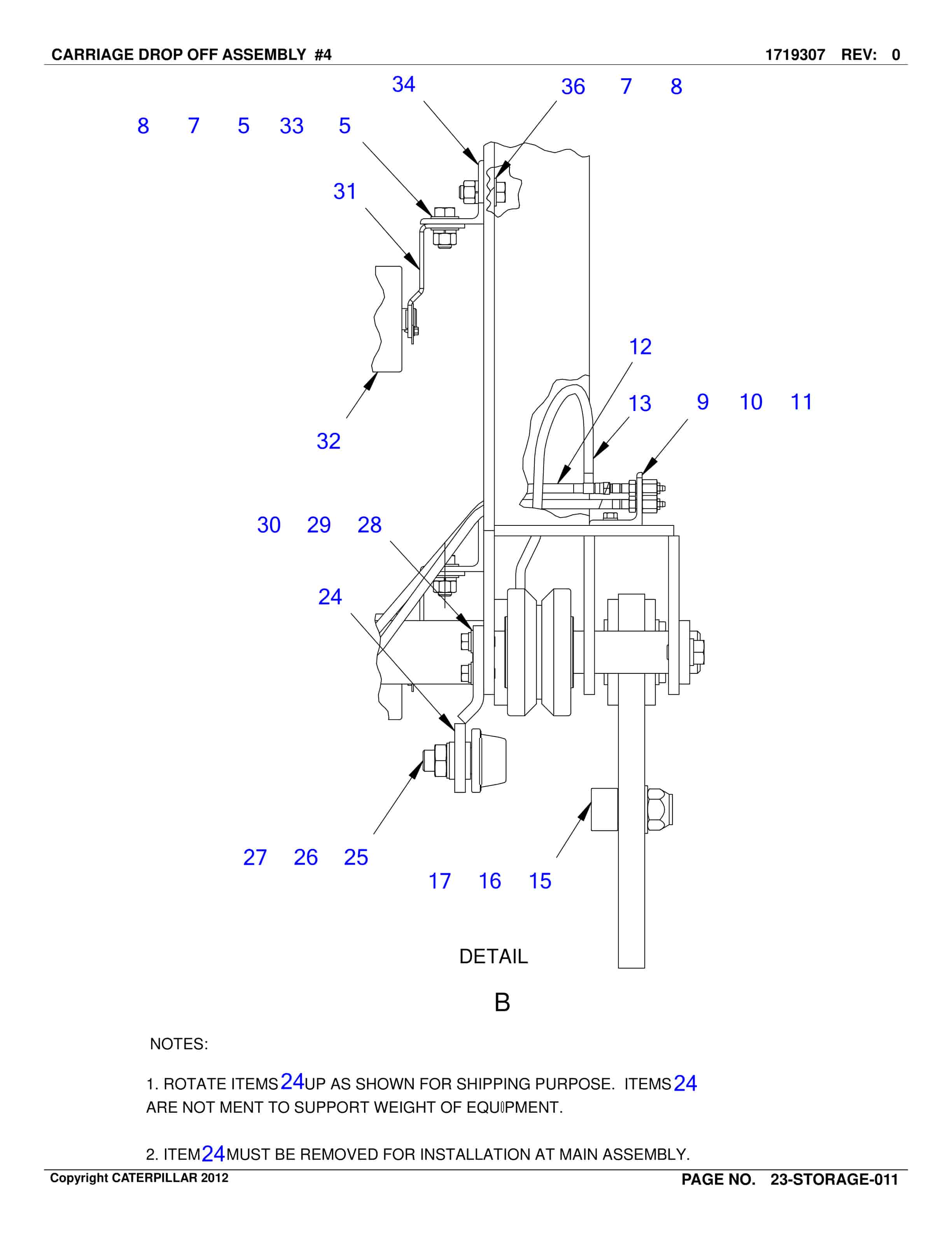 Caterpillar Belt System Parts And Service Manual BI019349-4