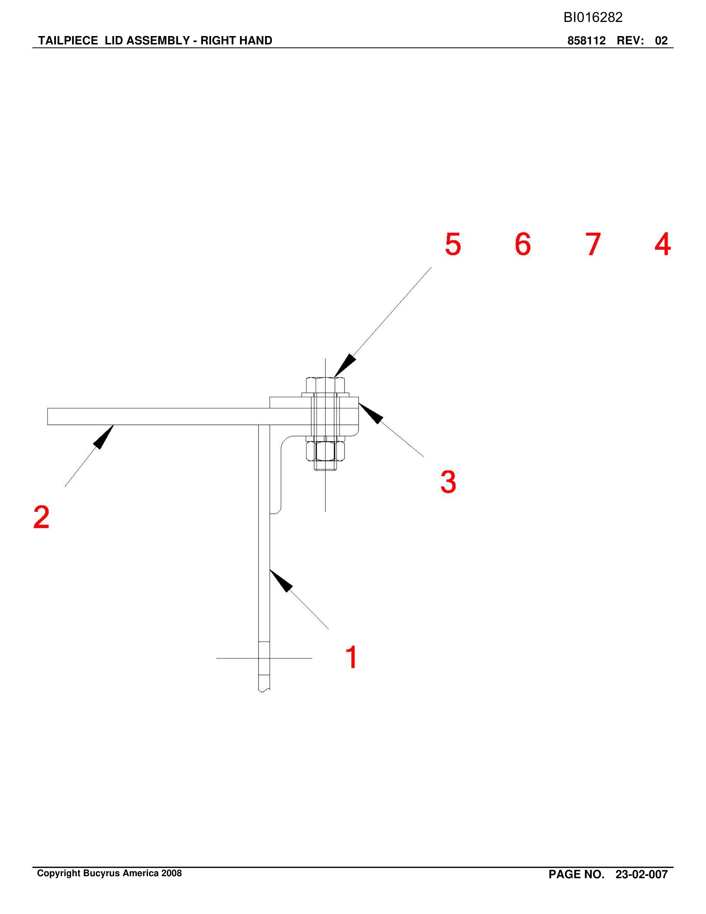 Caterpillar Belt System Parts Manual BI016282-2