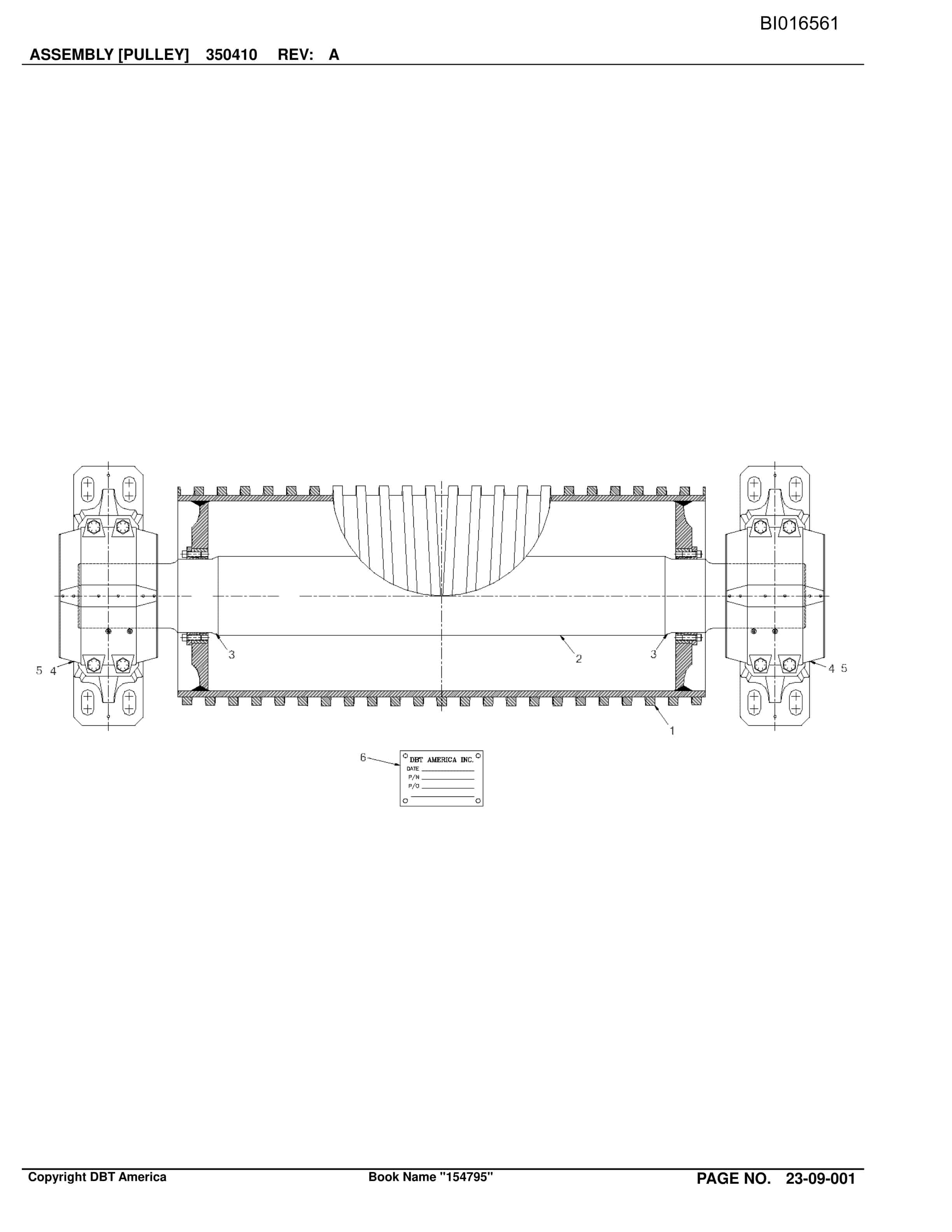Caterpillar Belt System Parts Manual BI016561-2