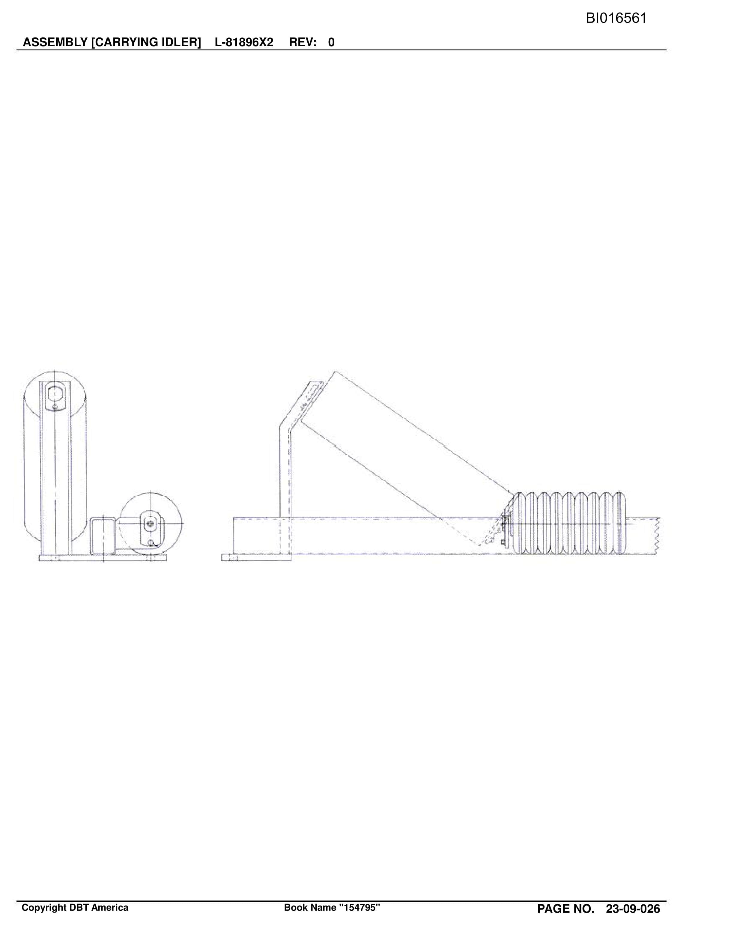 Caterpillar Belt System Parts Manual BI016561-4