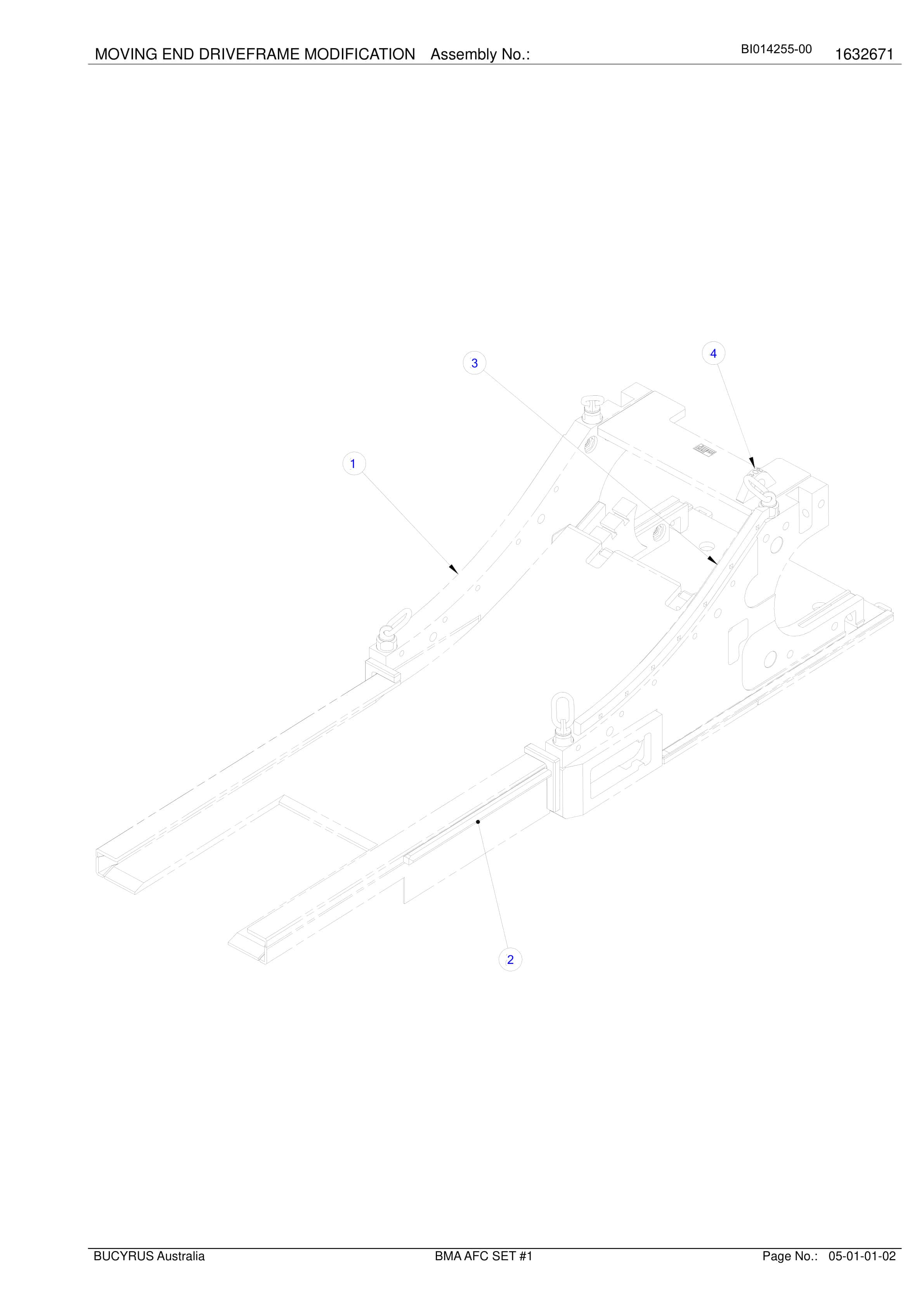 Caterpillar BMA AFC Set 1 Parts Manual BI014255-00-3