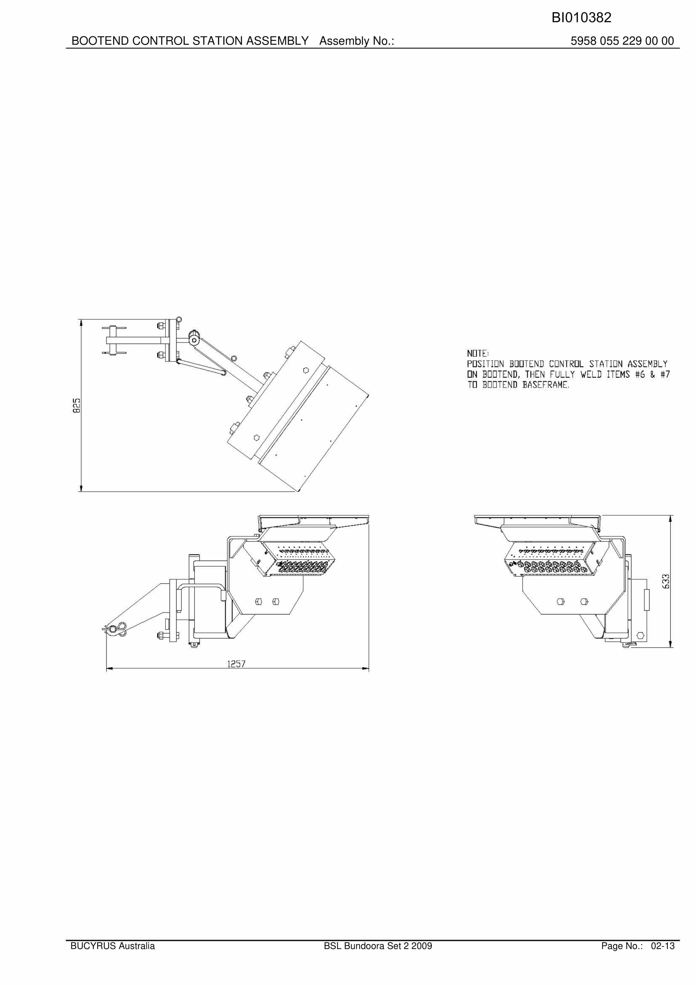 Caterpillar BSL Bundoora Set 2 2009 Parts Manual BI010382-4